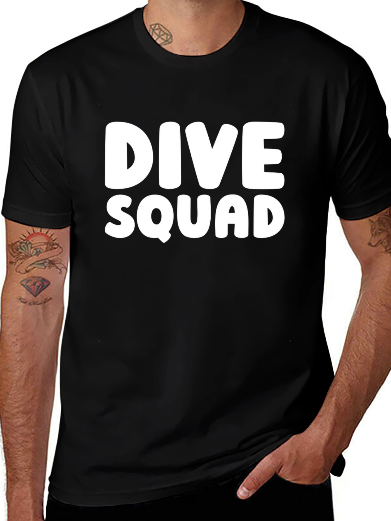 Variant 14 of Dive Squad Black T-Shirt