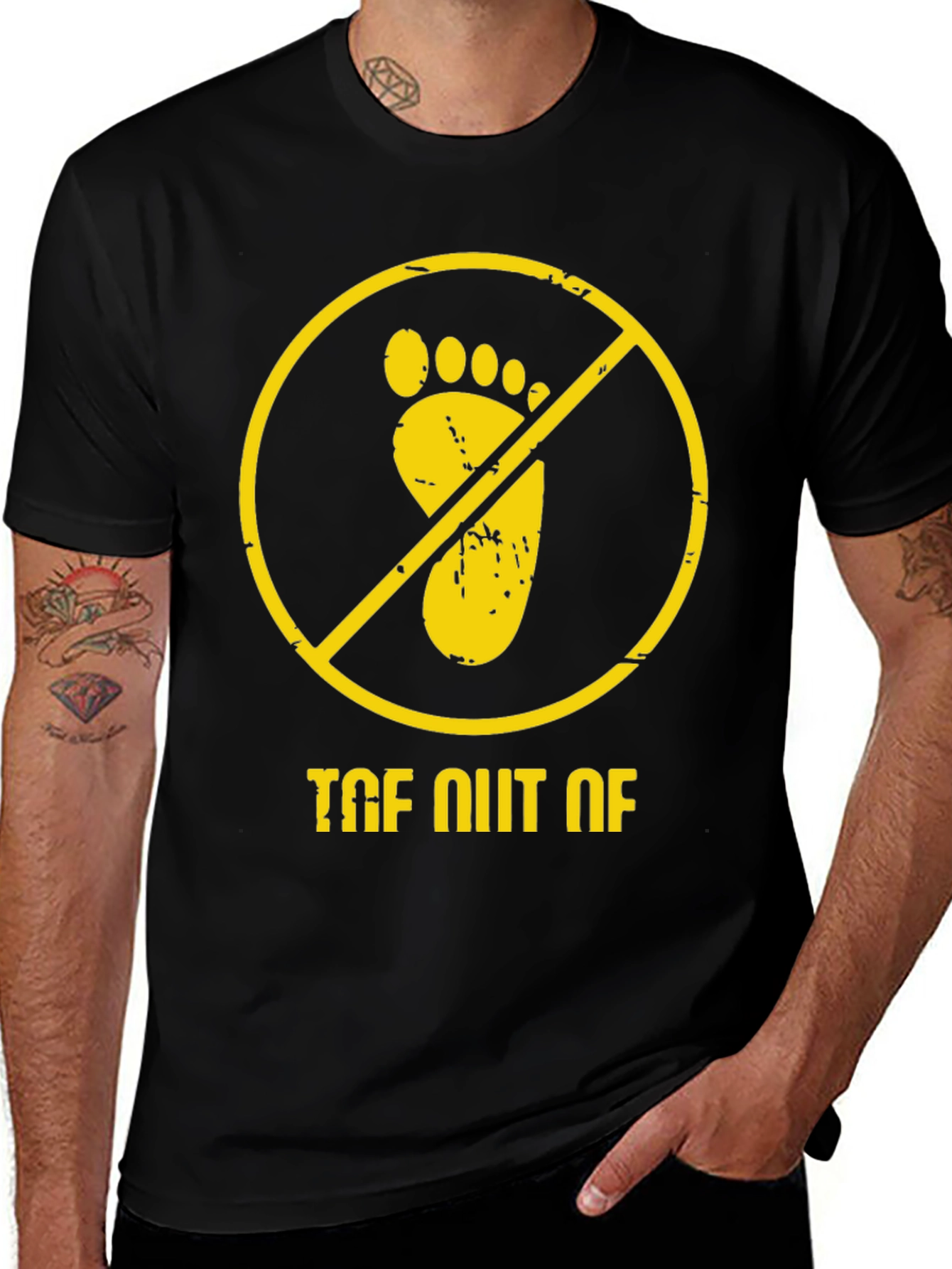 Variant 28 of Funny No Feet T-Shirt