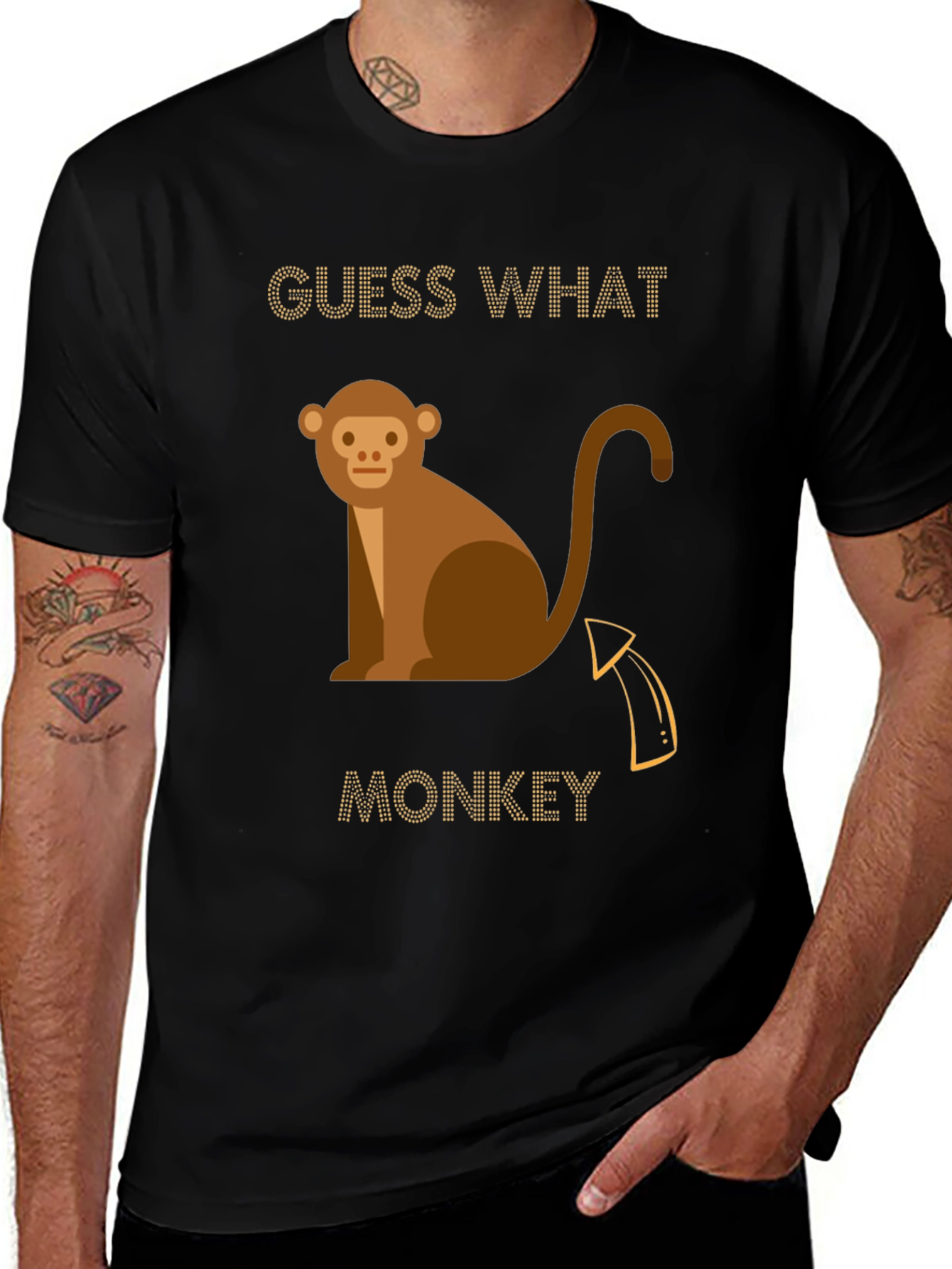 Variant 25 of Guess What Monkey T-Shirt