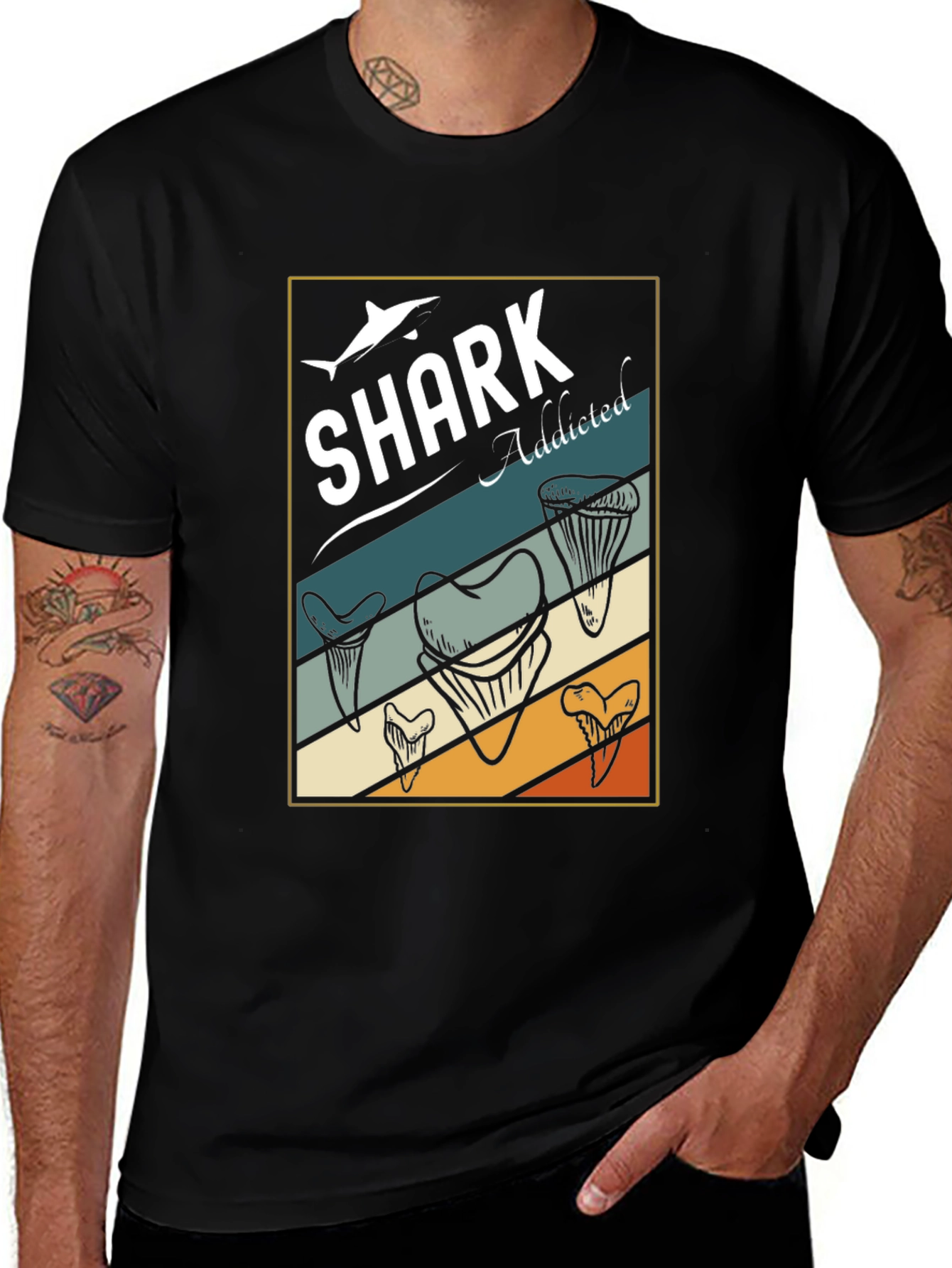 Variant 15 of Shark Addicted T-Shirt