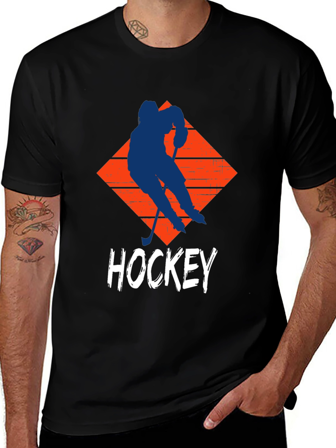 Variant 12 of Hockey Graphic Tee - Stylish Sports Fan Apparel