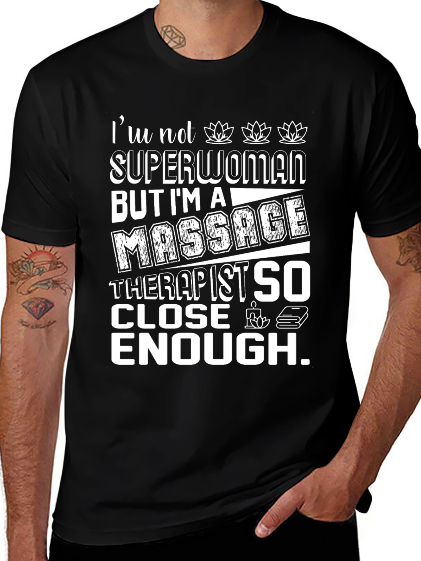 Massage Therapist T-Shirt - Superwoman Alternative