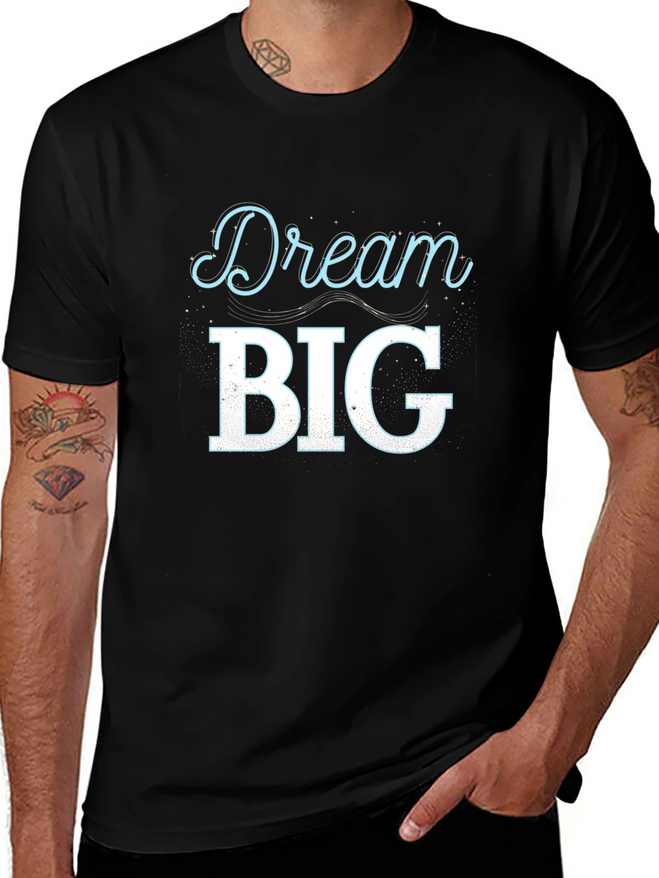 Variant 21 of Dream Big Graphic T-Shirt - Motivational Tee