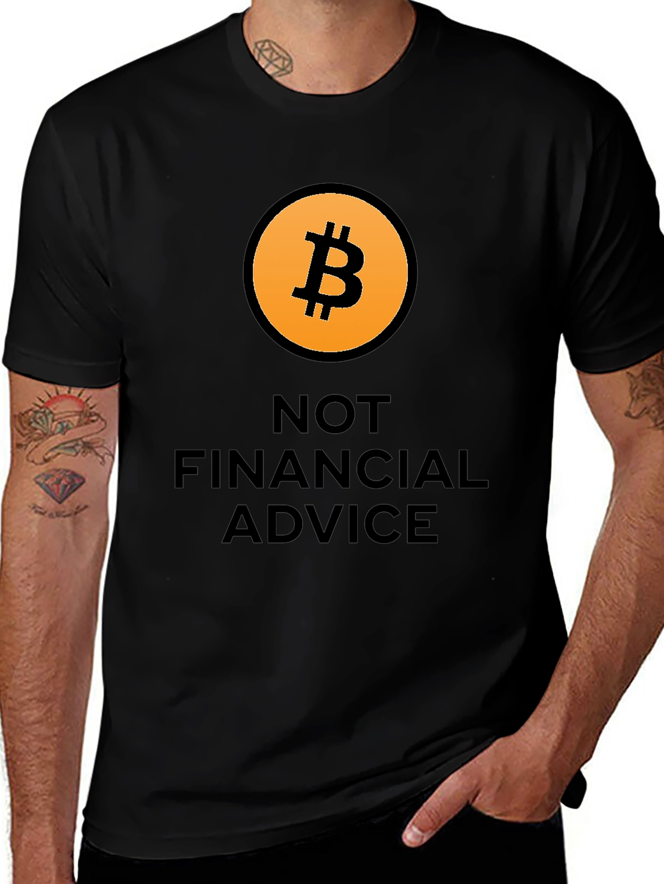 Bitcoin Not Financial Advice T-Shirt