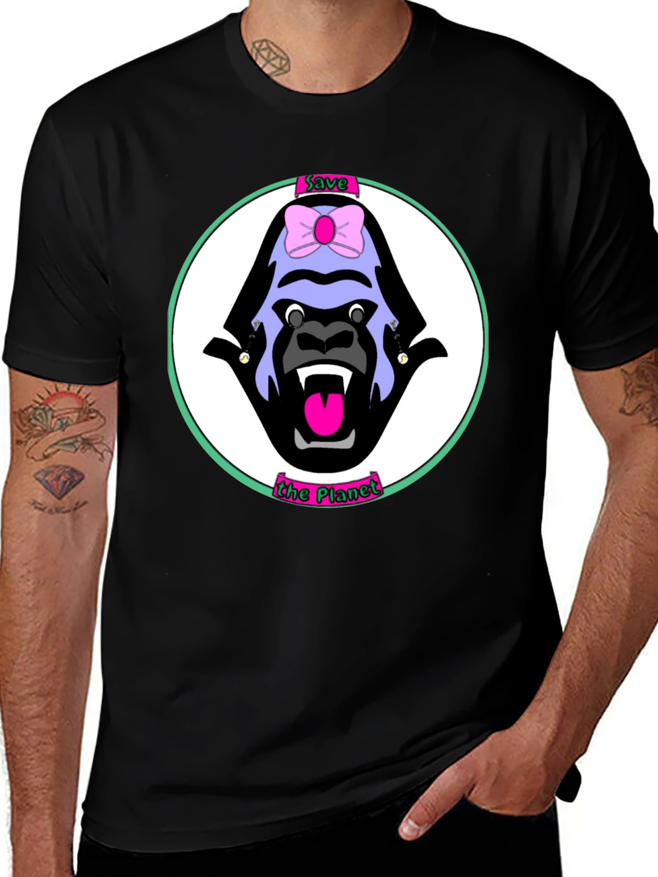 Variant 30 of Save the Planet Gorilla T-Shirt