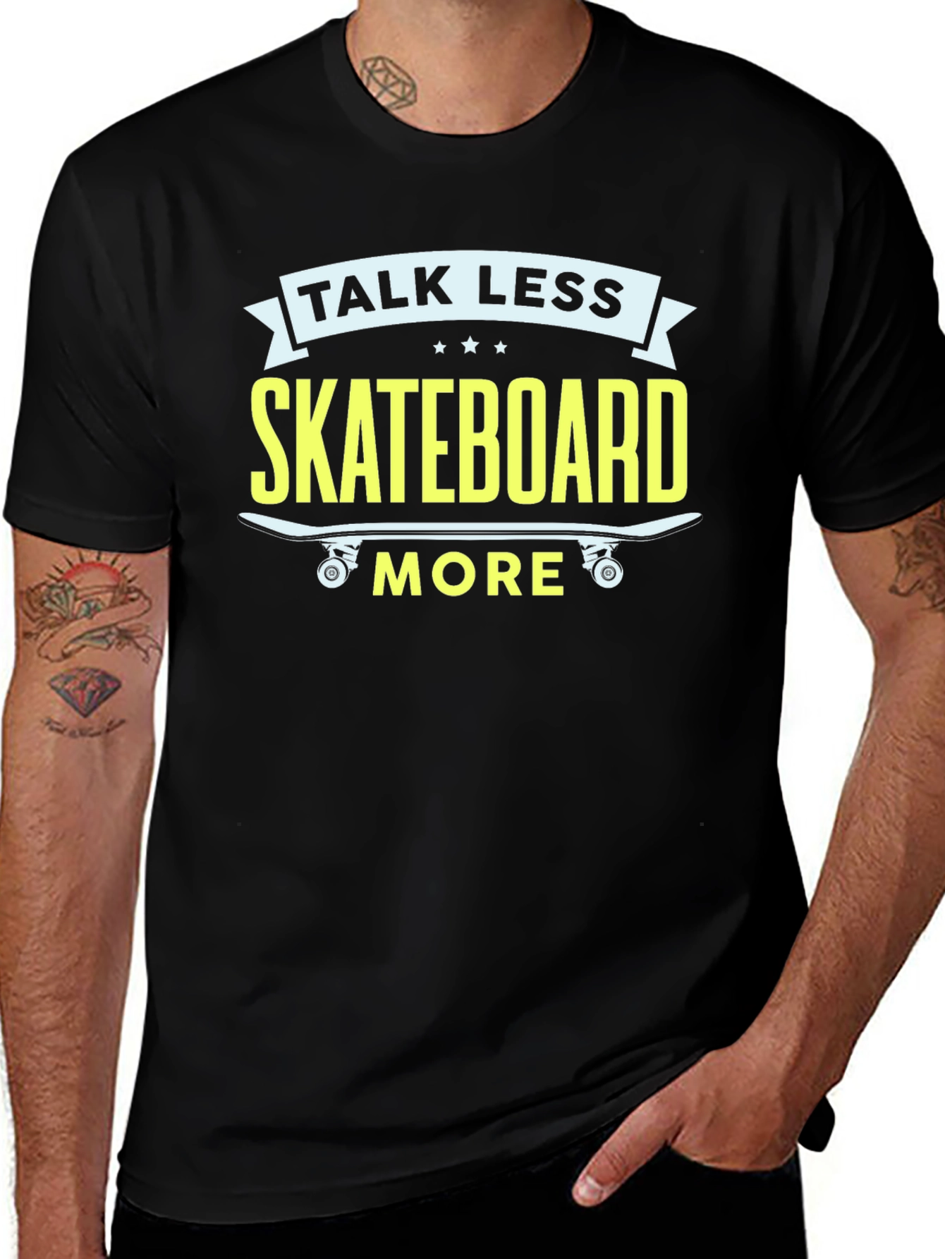 Variant 29 of Talk Less Skateboard More Graphic Tee