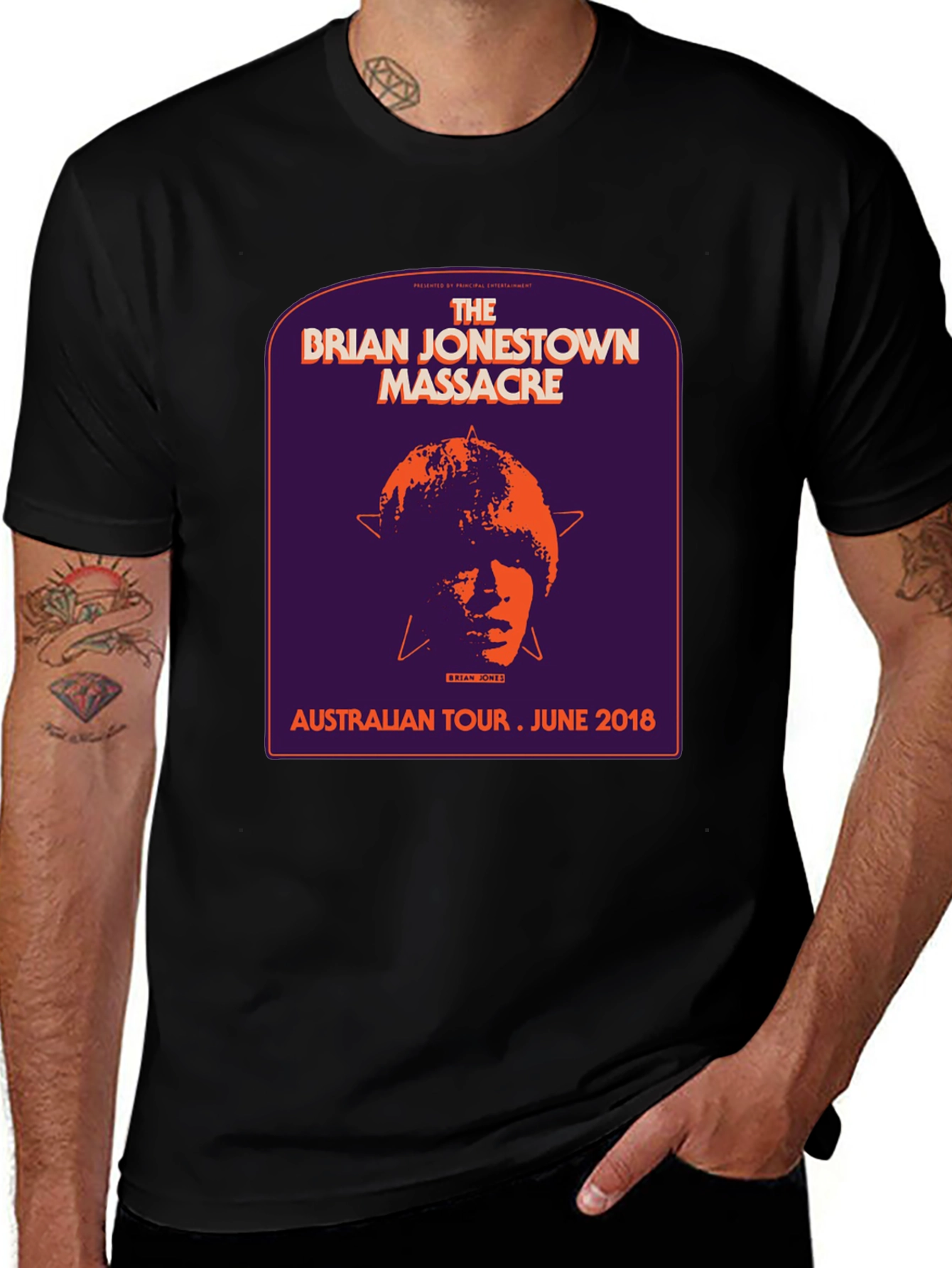 The Brian Jonestown Massacre Australian Tour 2018 T-Shirt