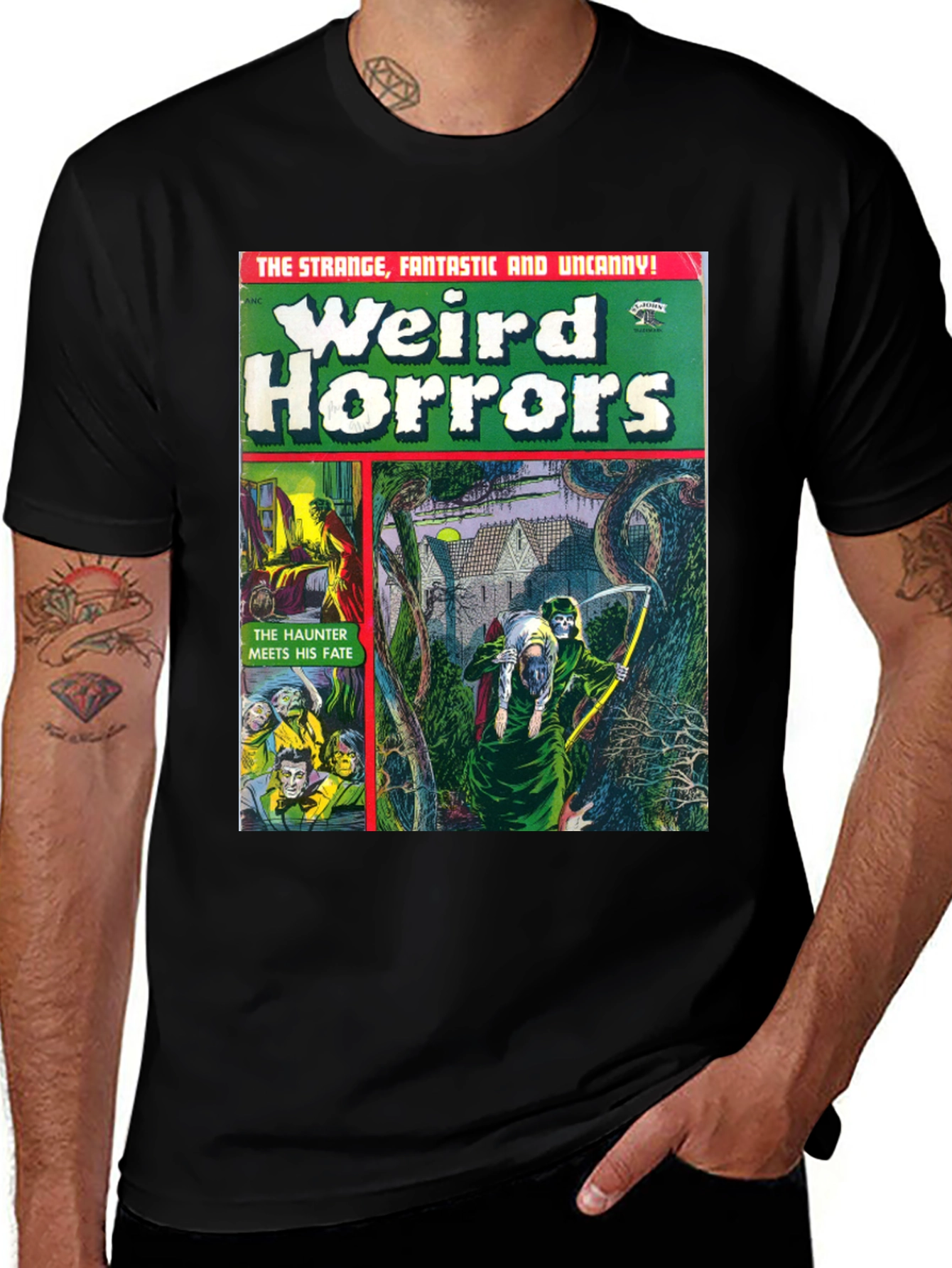 Variant 6 of Weird Horrors Comic T-Shirt