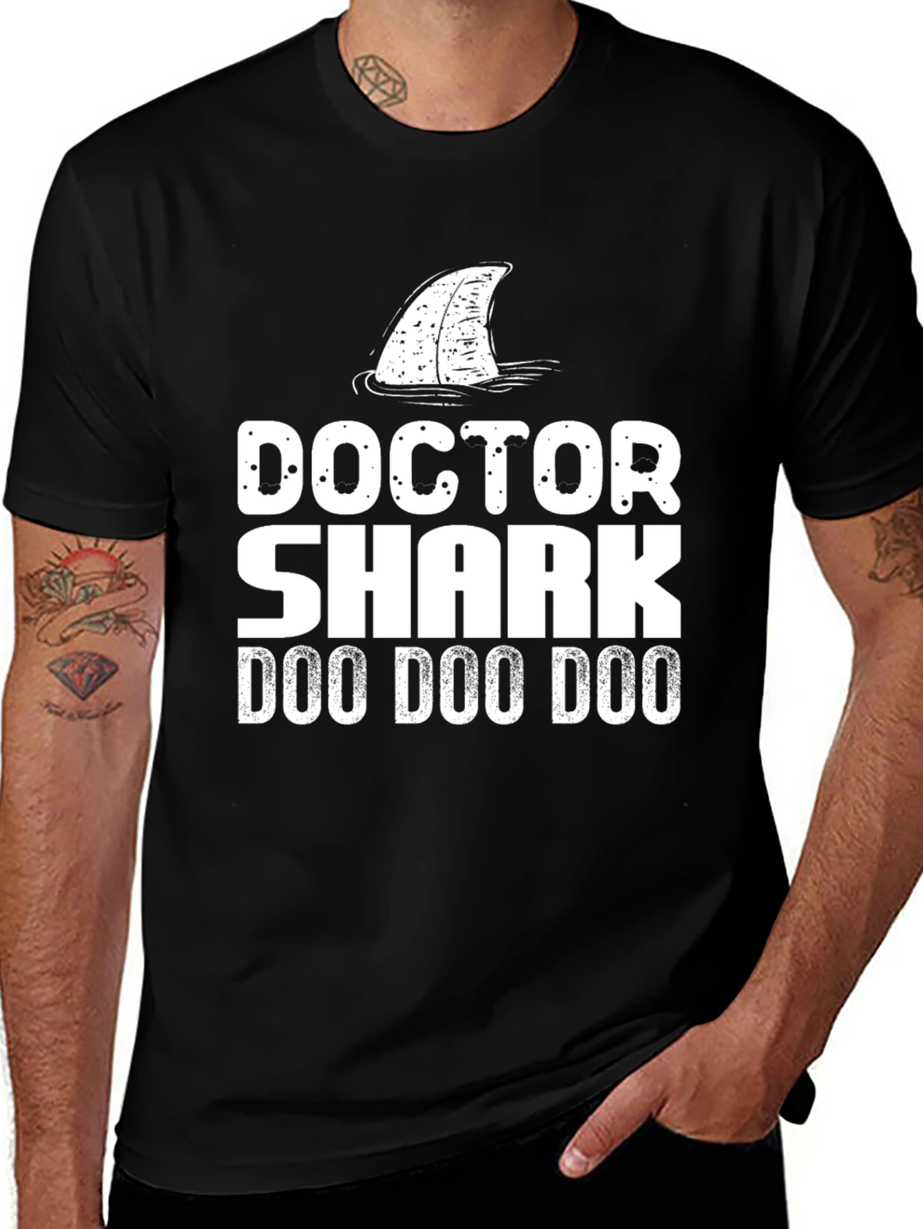 Variant 12 of Doctor Shark T-Shirt Funny Graphic Tee