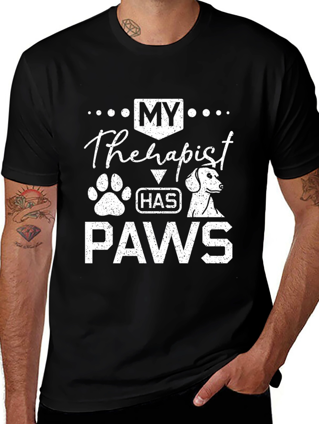 Variant 30 of My Therapist Has Paws T-Shirt