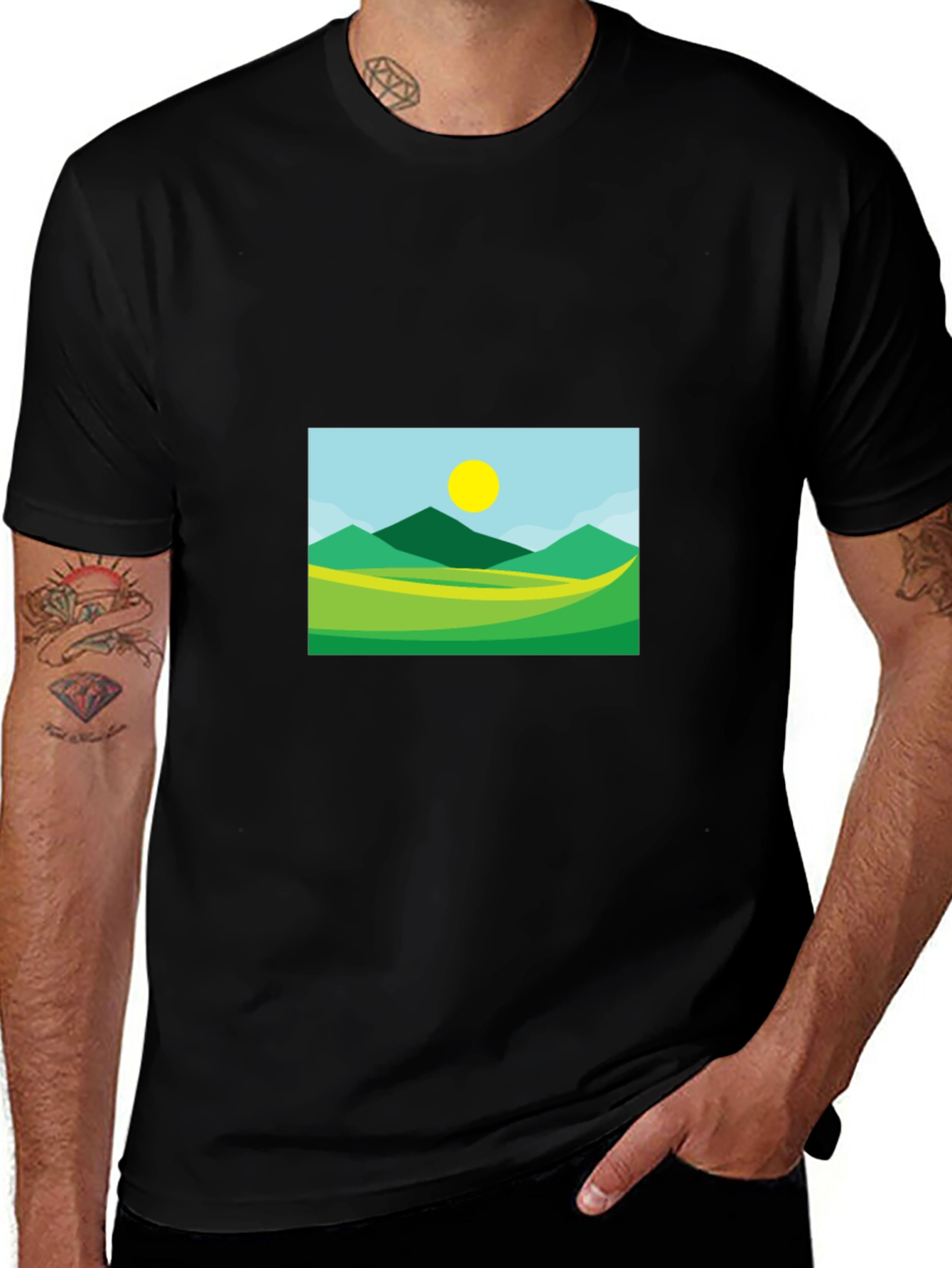 Variant 26 of Nature Landscape Graphic Tee