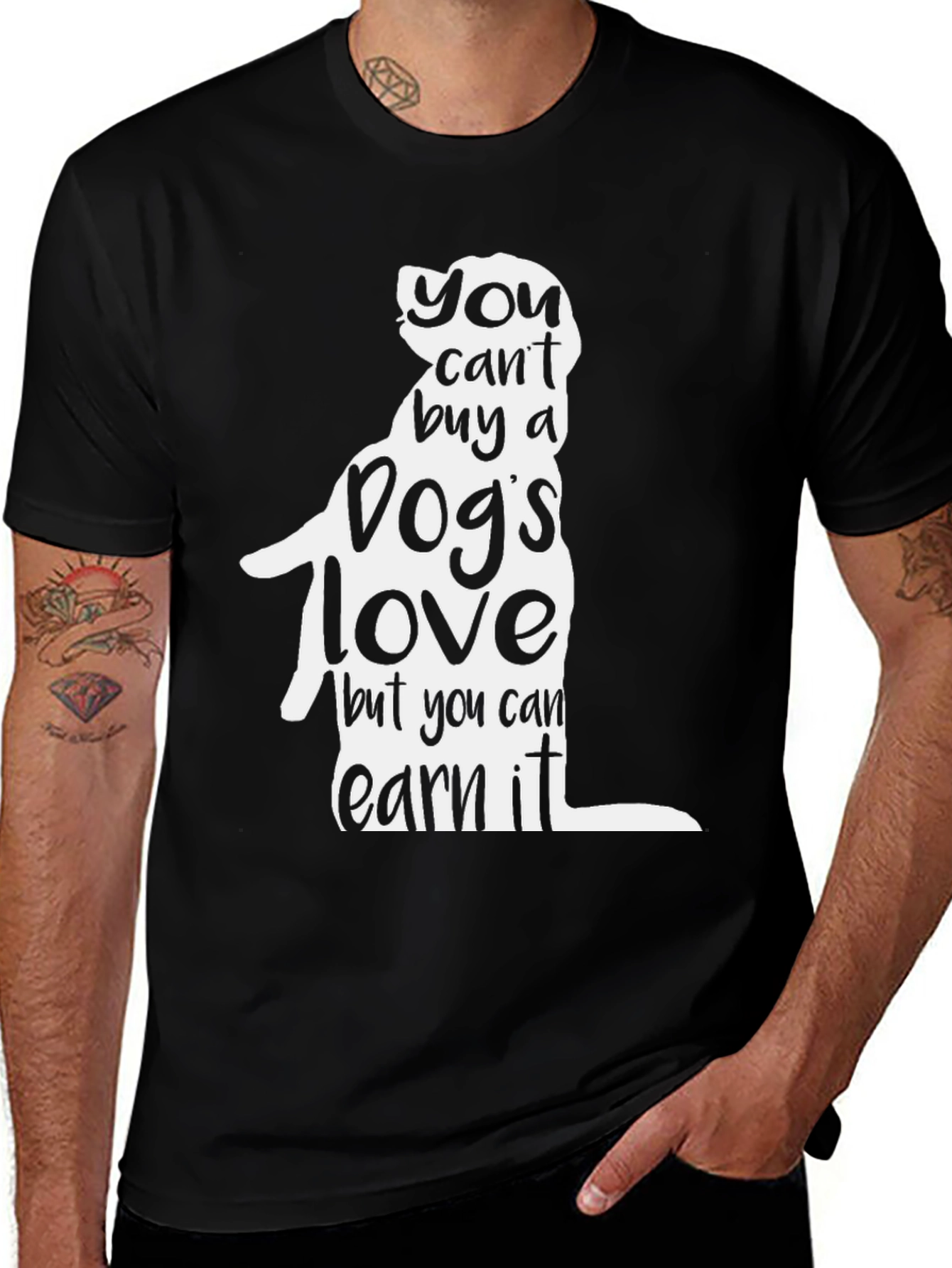 Variant 11 of Dog Lover T-Shirt: You Can't Buy a Dog's Love