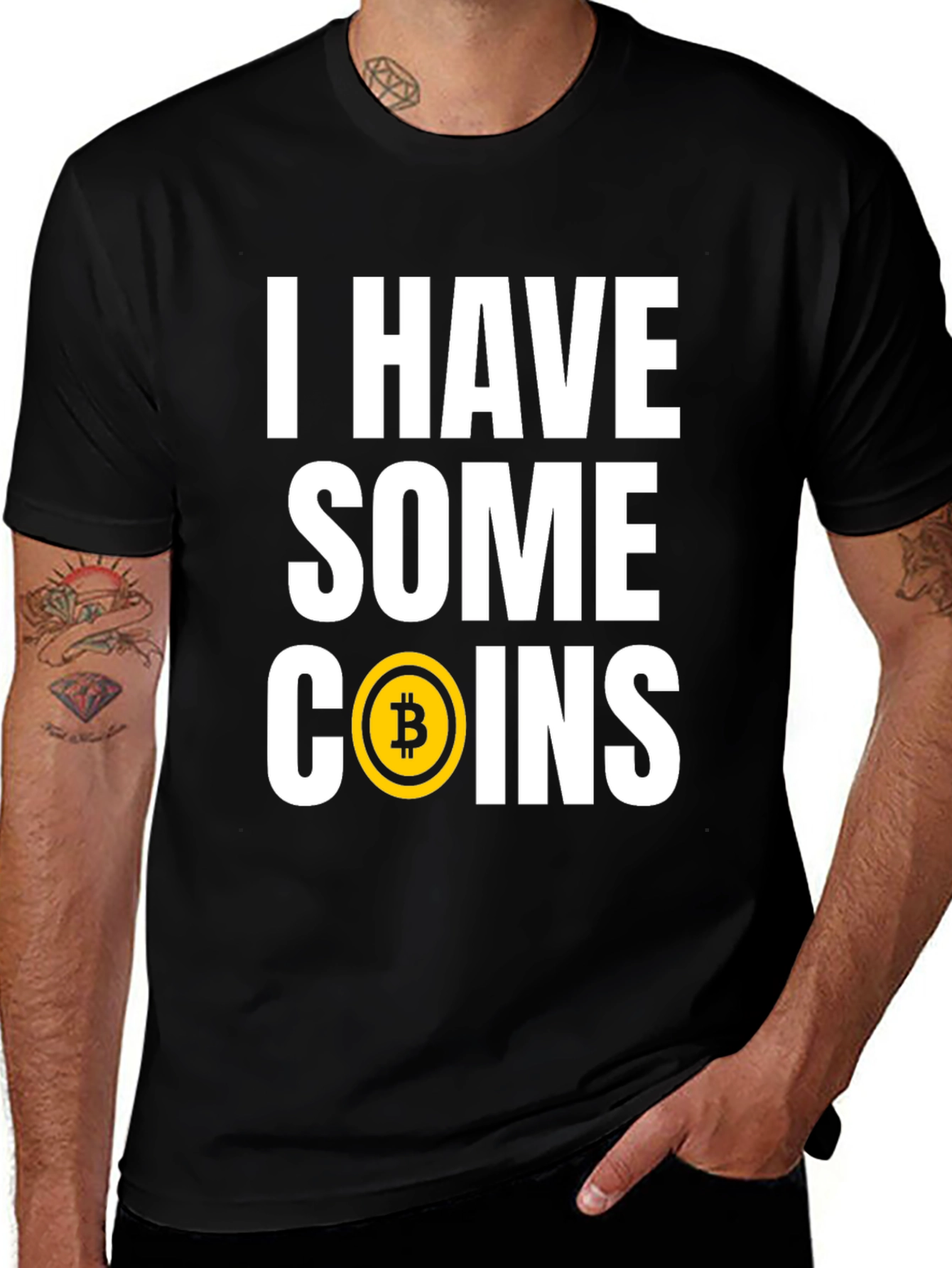 Bitcoin Cryptocurrency T-Shirt - I Have Some Coins