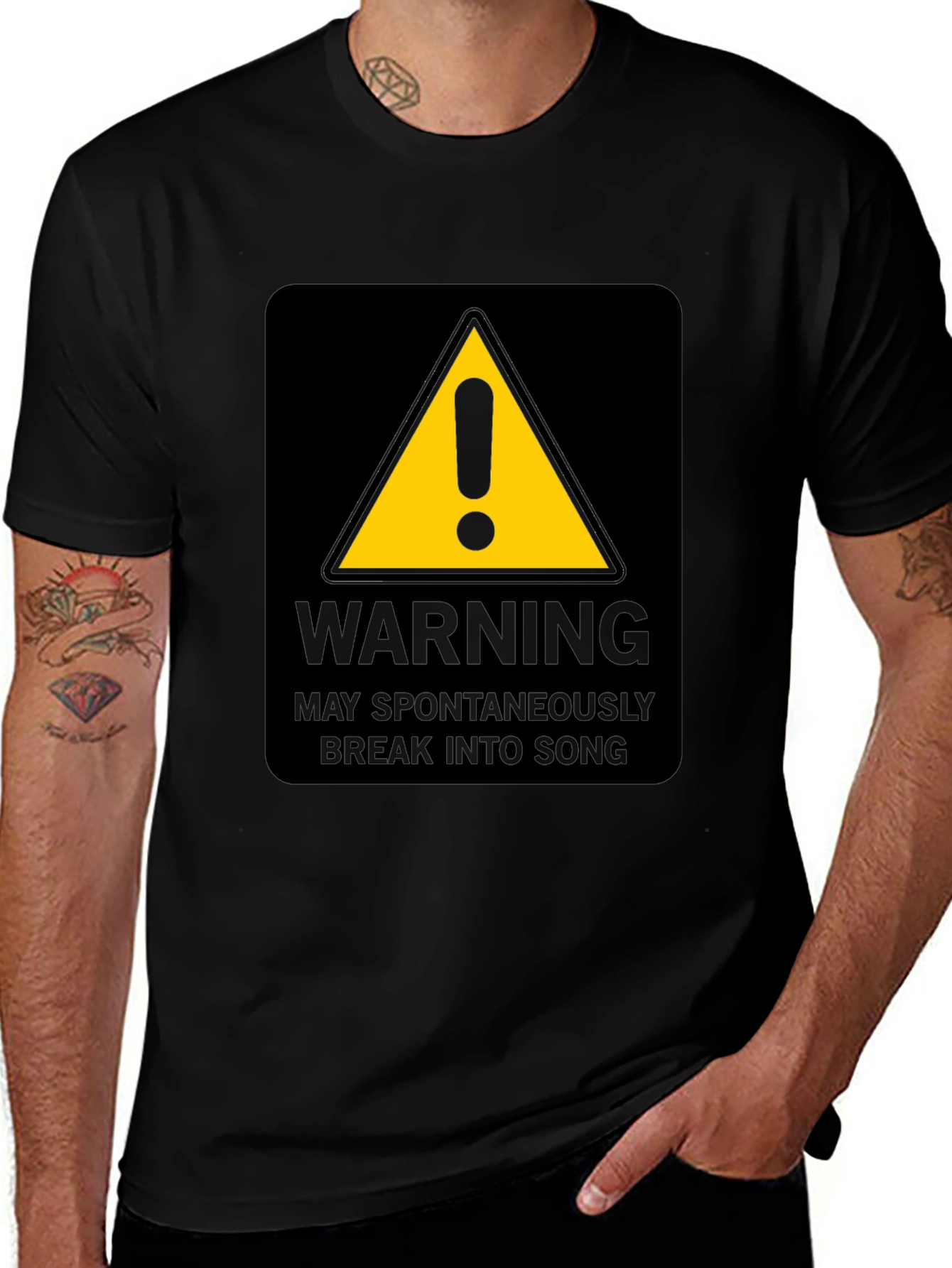 Variant 14 of Warning: May Spontaneously Break Into Song T-Shirt