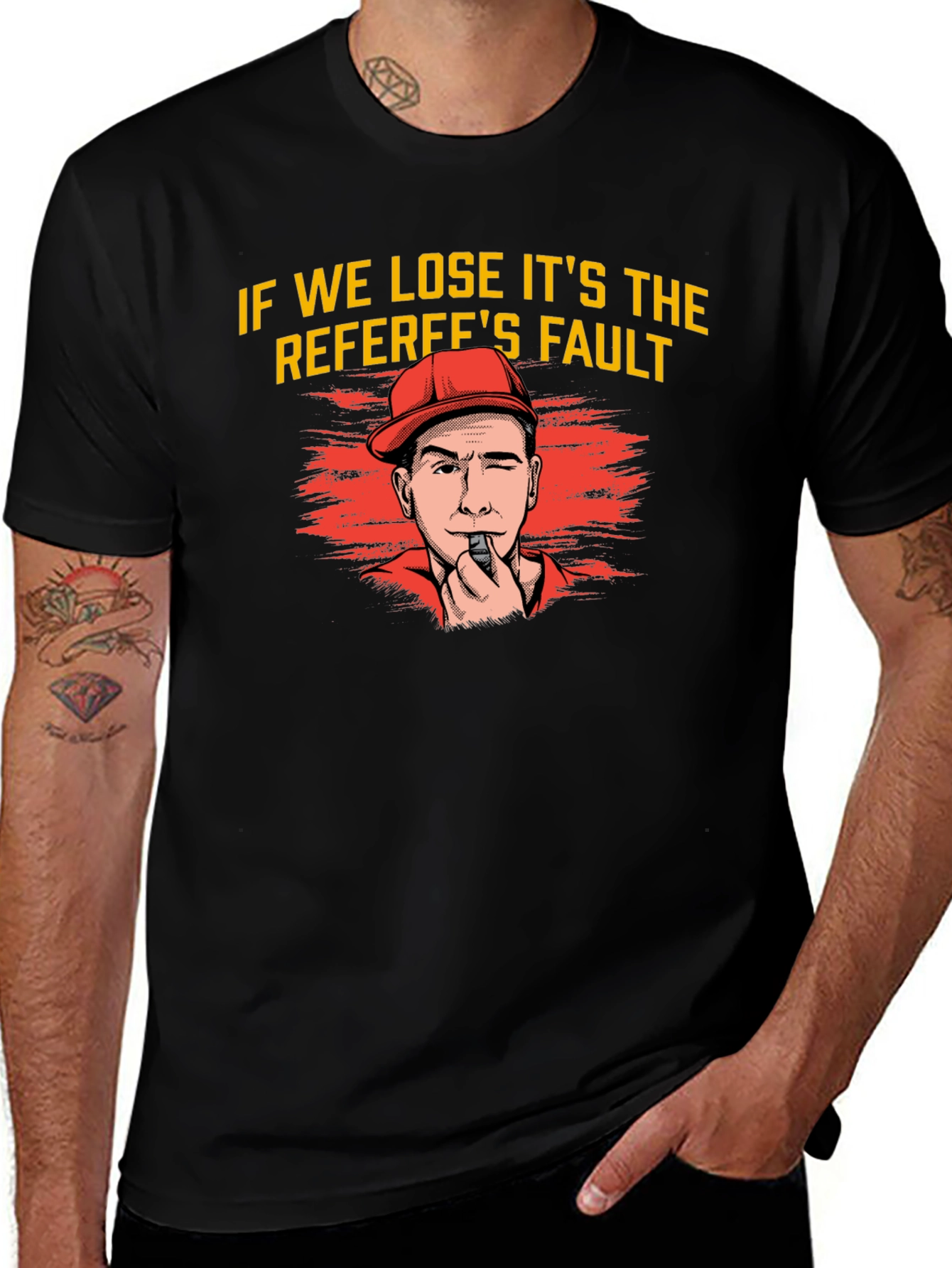 Variant 18 of Referee's Fault T-Shirt - Funny Sport Tee