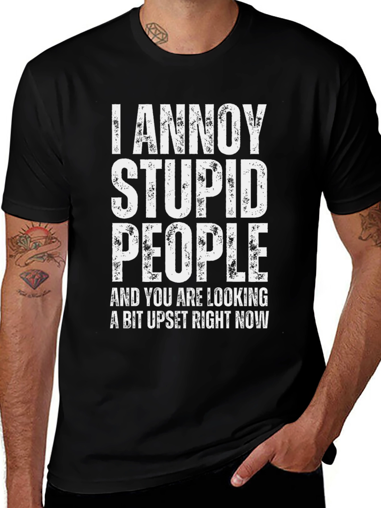 Variant 30 of Annoy Stupid People Graphic Tee