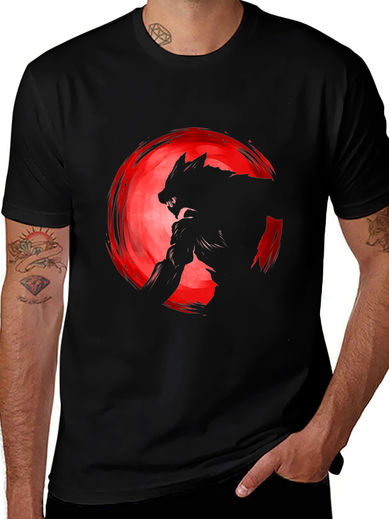 Variant 25 of Werewolf Moon Black T-Shirt