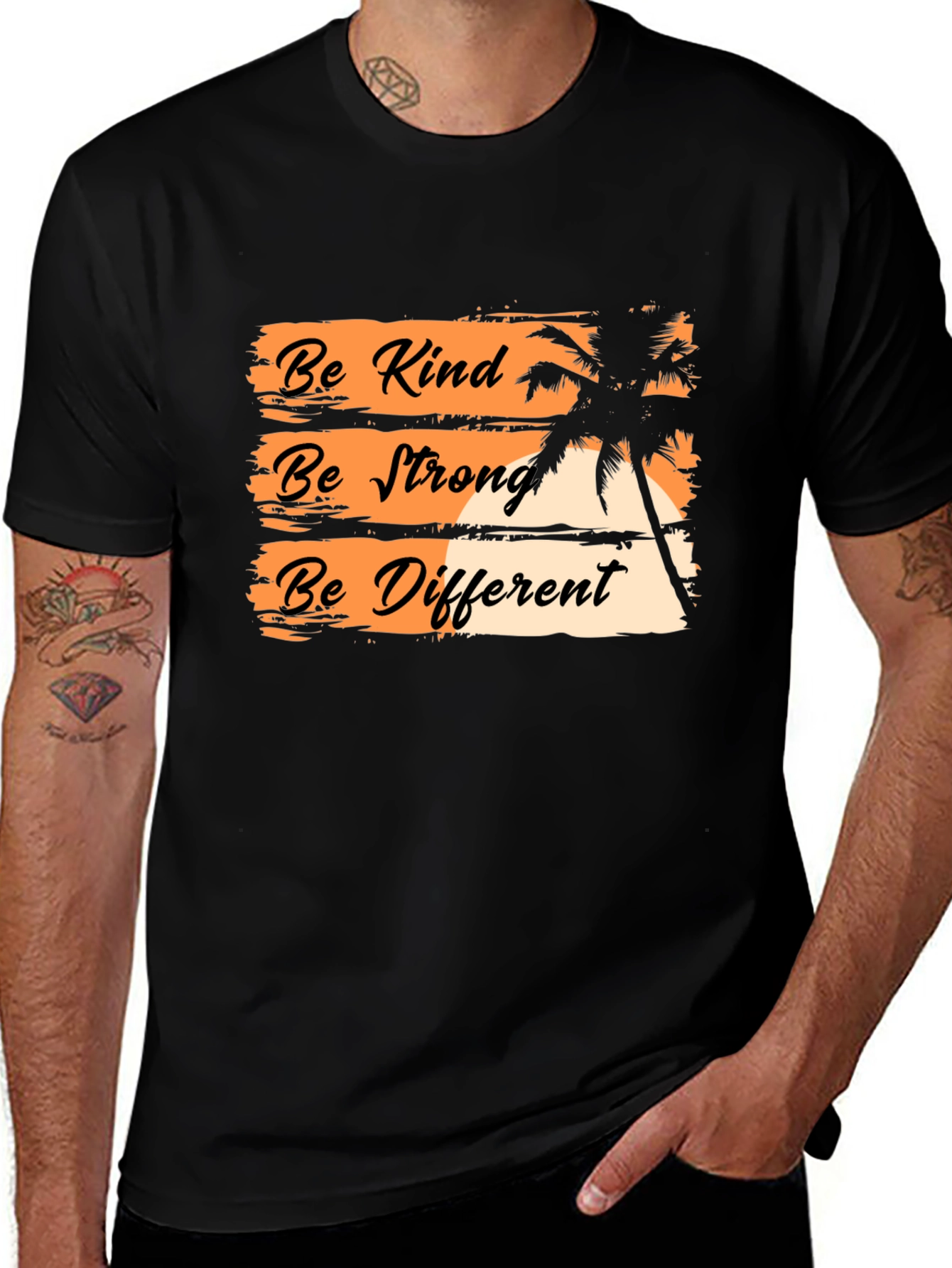 Variant 11 of Be Kind, Be Strong, Be Different Graphic T-Shirt