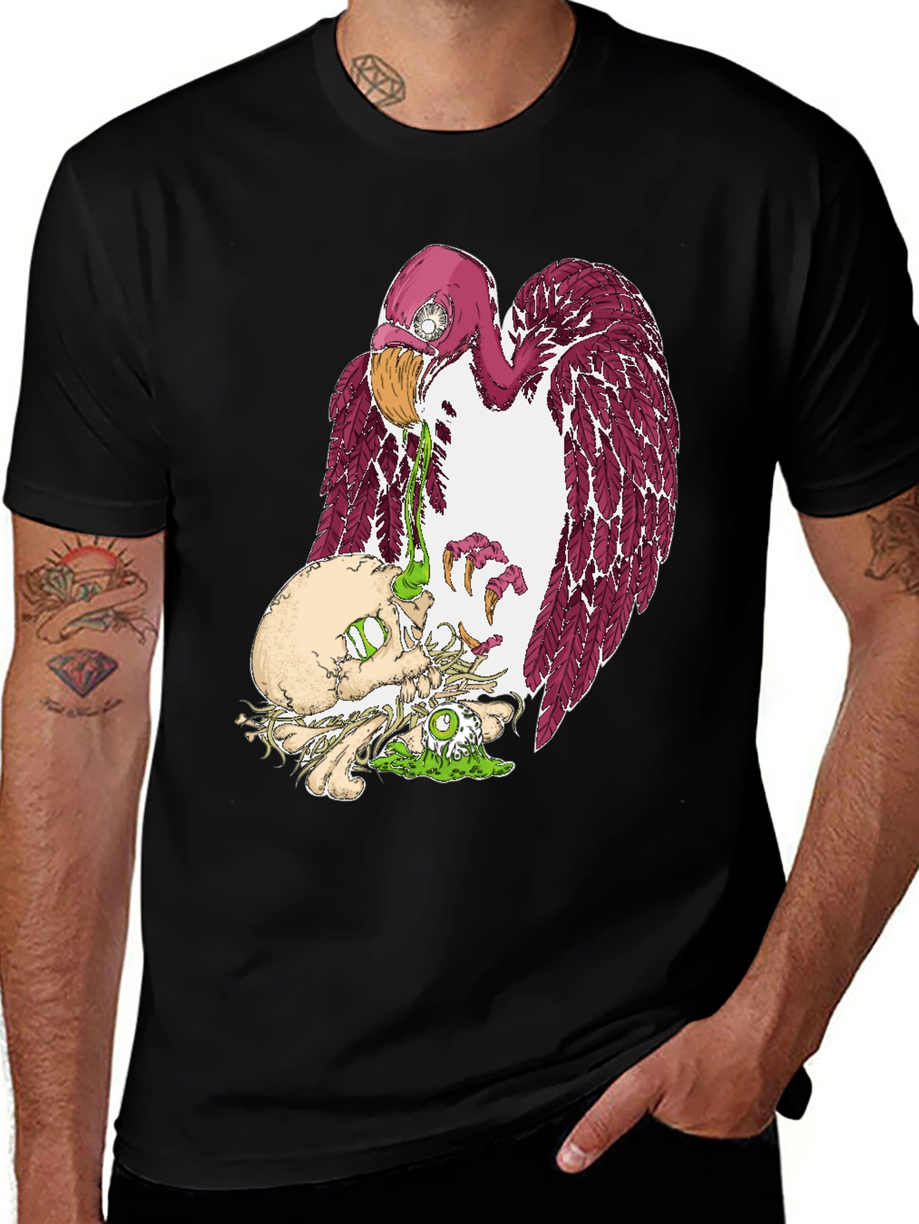 Variant 16 of Vulture Feast Graphic Tee - Dark Humor T-Shirt