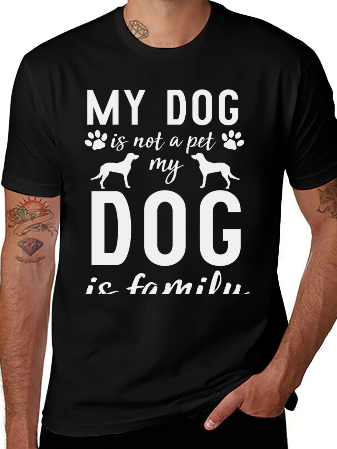 Variant 29 of My Dog is Family Graphic Tee