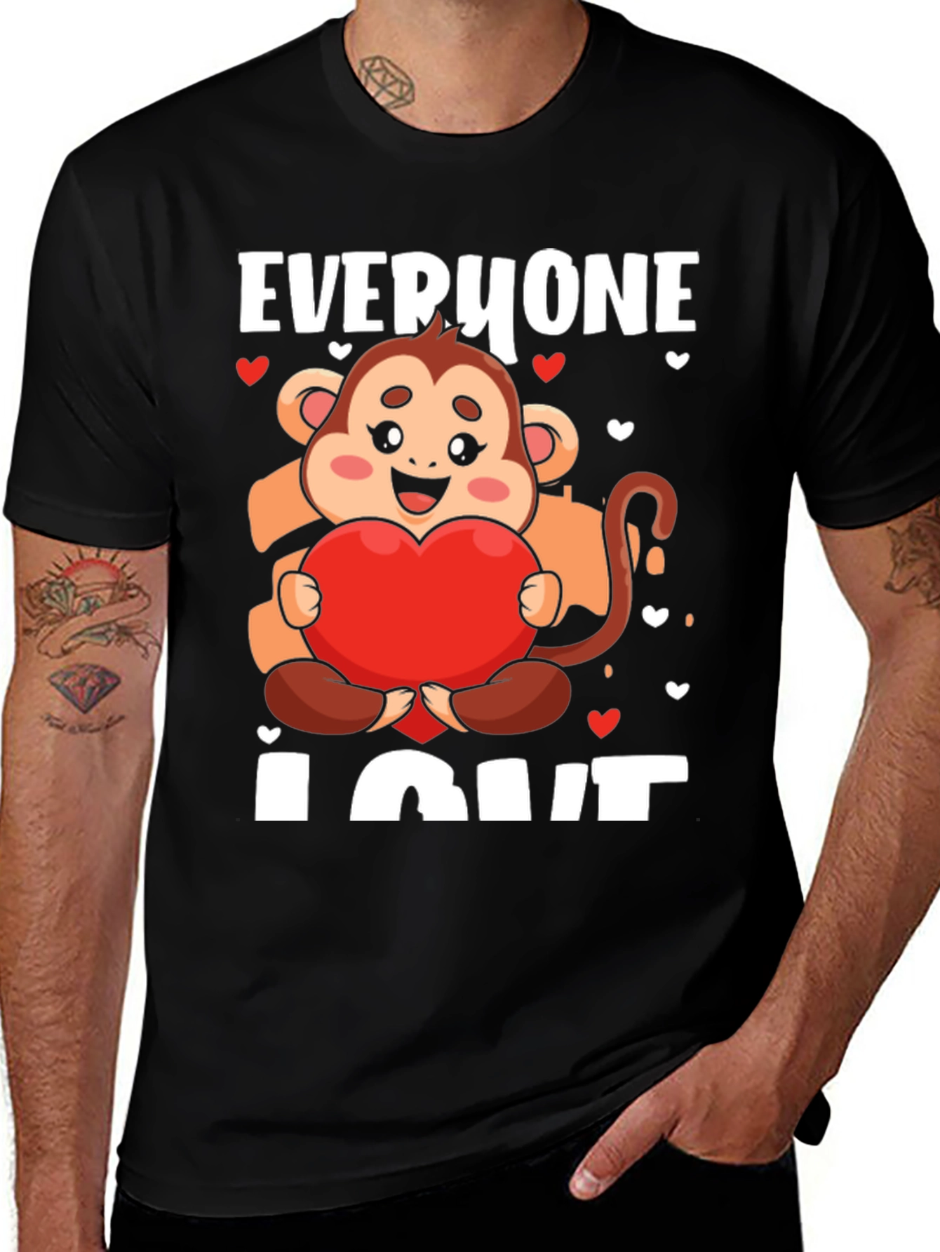 Variant 7 of Everyone Love Monkey T-Shirt