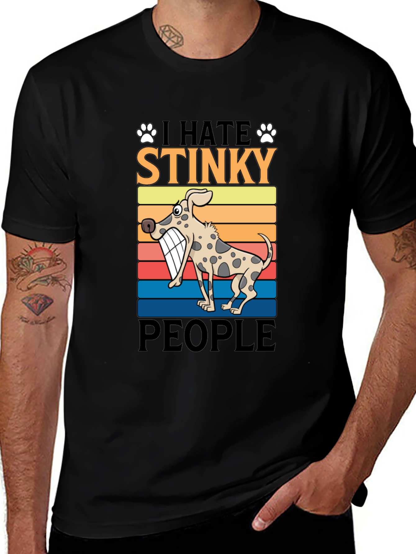 Variant 19 of I Hate Stinky People Dog T-Shirt