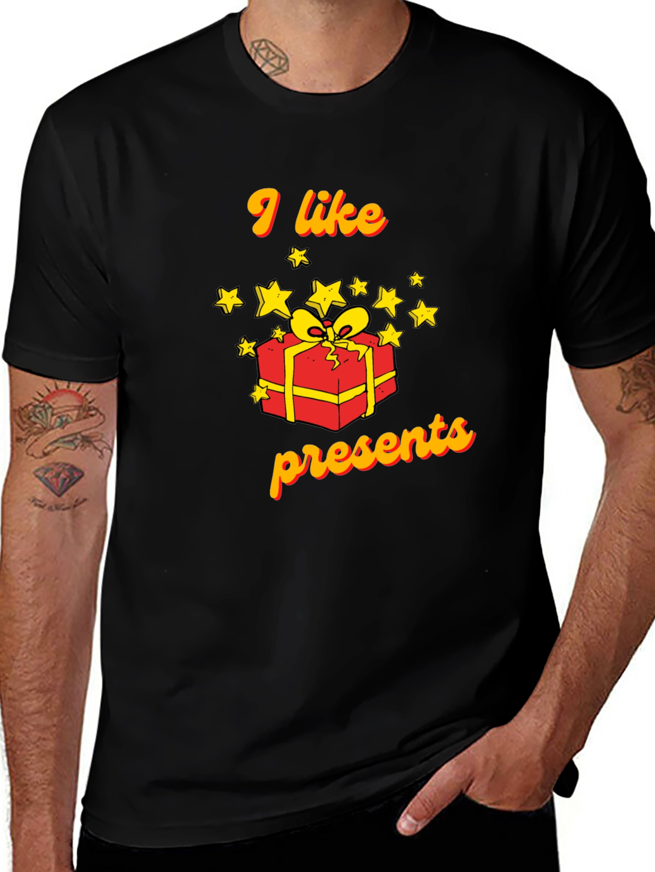 Variant 14 of I Like Presents Graphic Tee - Fun Holiday Shirt