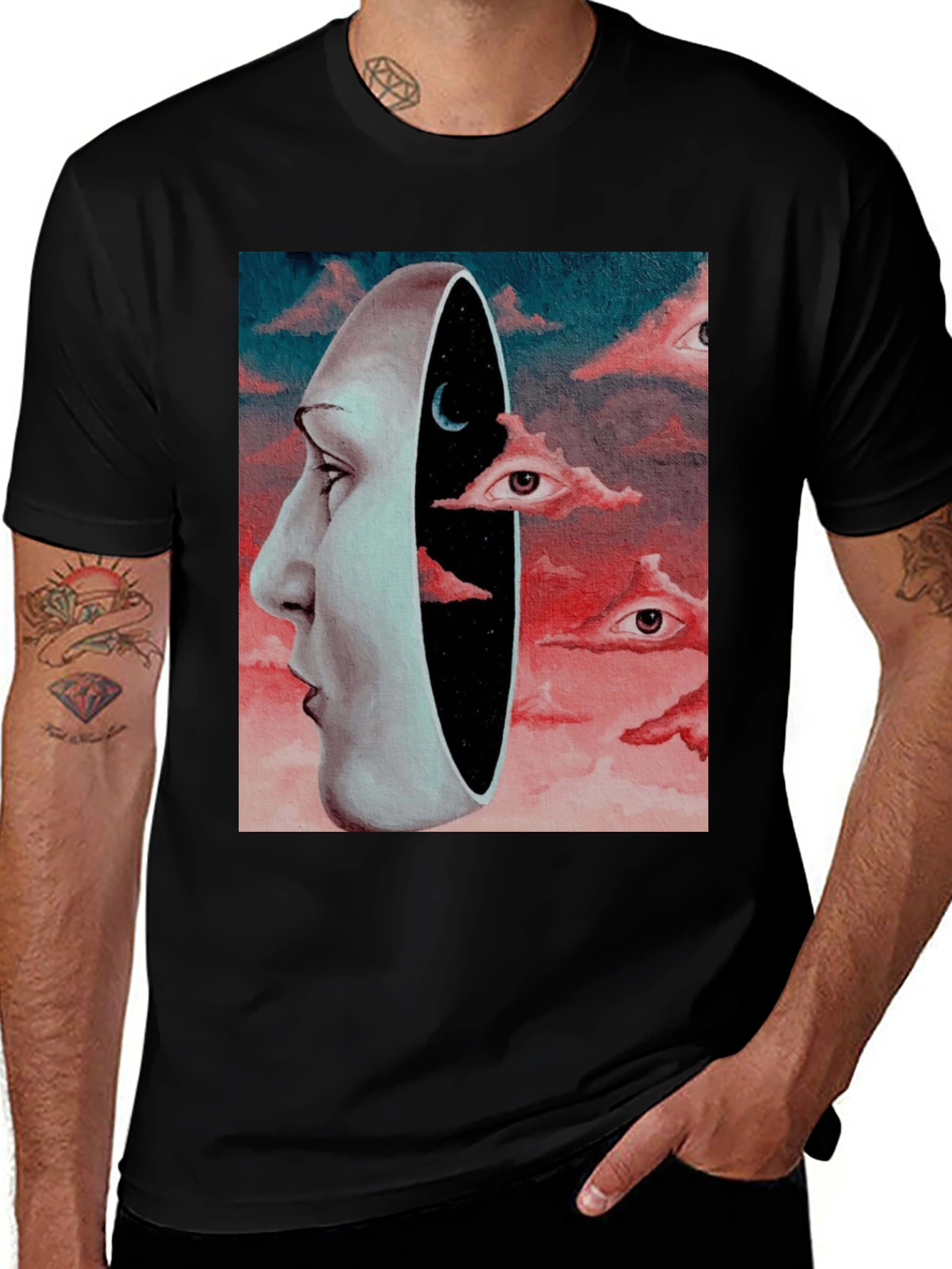Variant 12 of Surreal Dreamscape Graphic Tee