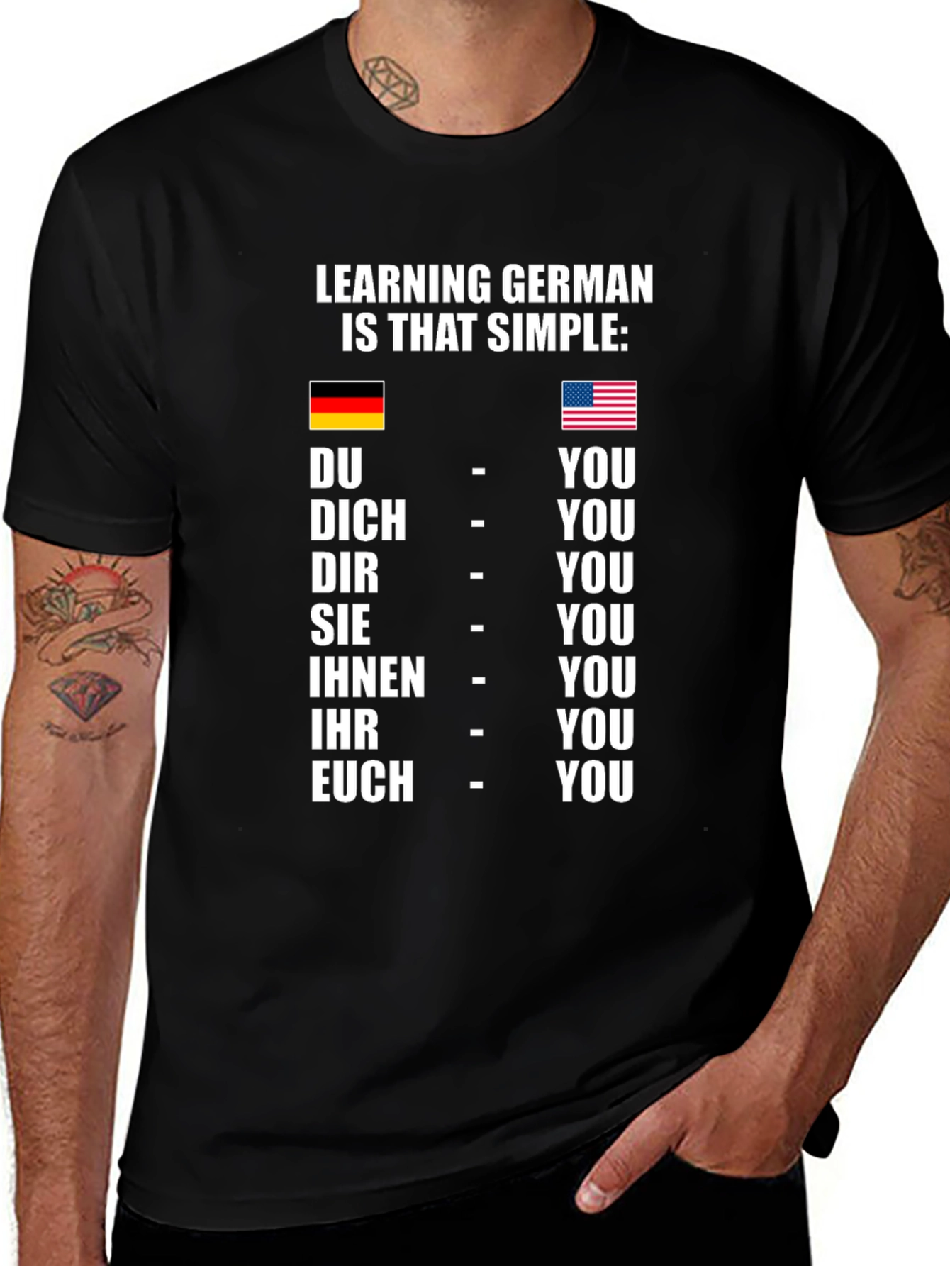 Learning German T-Shirt - Simple Translation