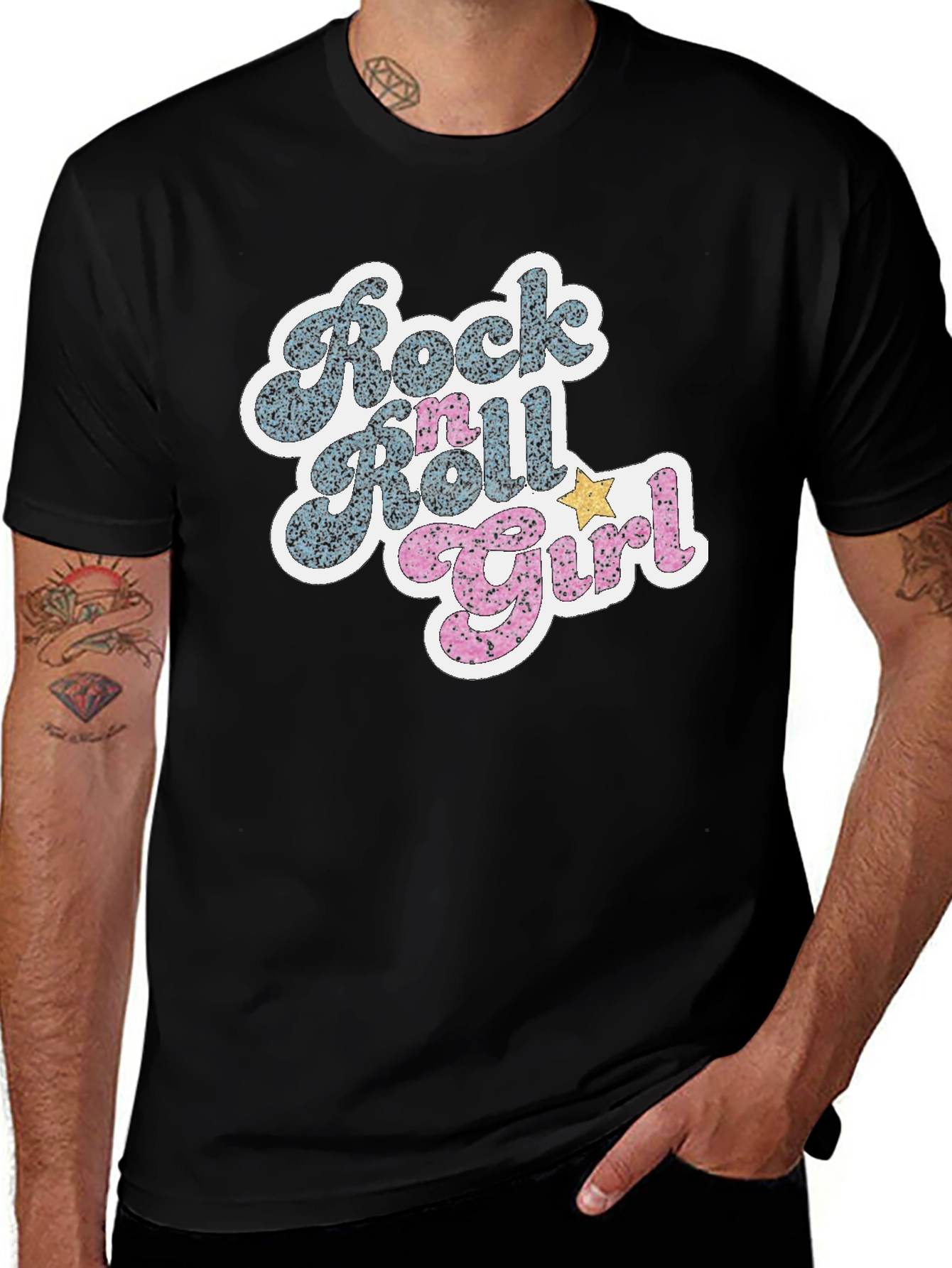 Rock n Roll Girl T-Shirt - Retro Style