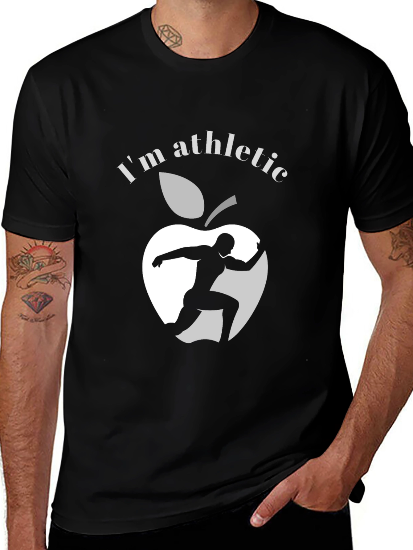 Variant 5 of Athletic Apple Graphic Tee