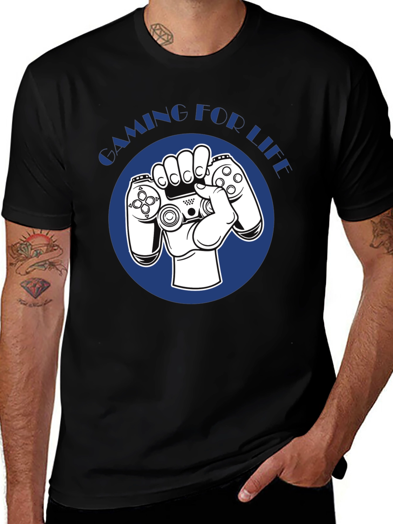 Variant 3 of Gaming For Life T-Shirt - Gamer Style Tee