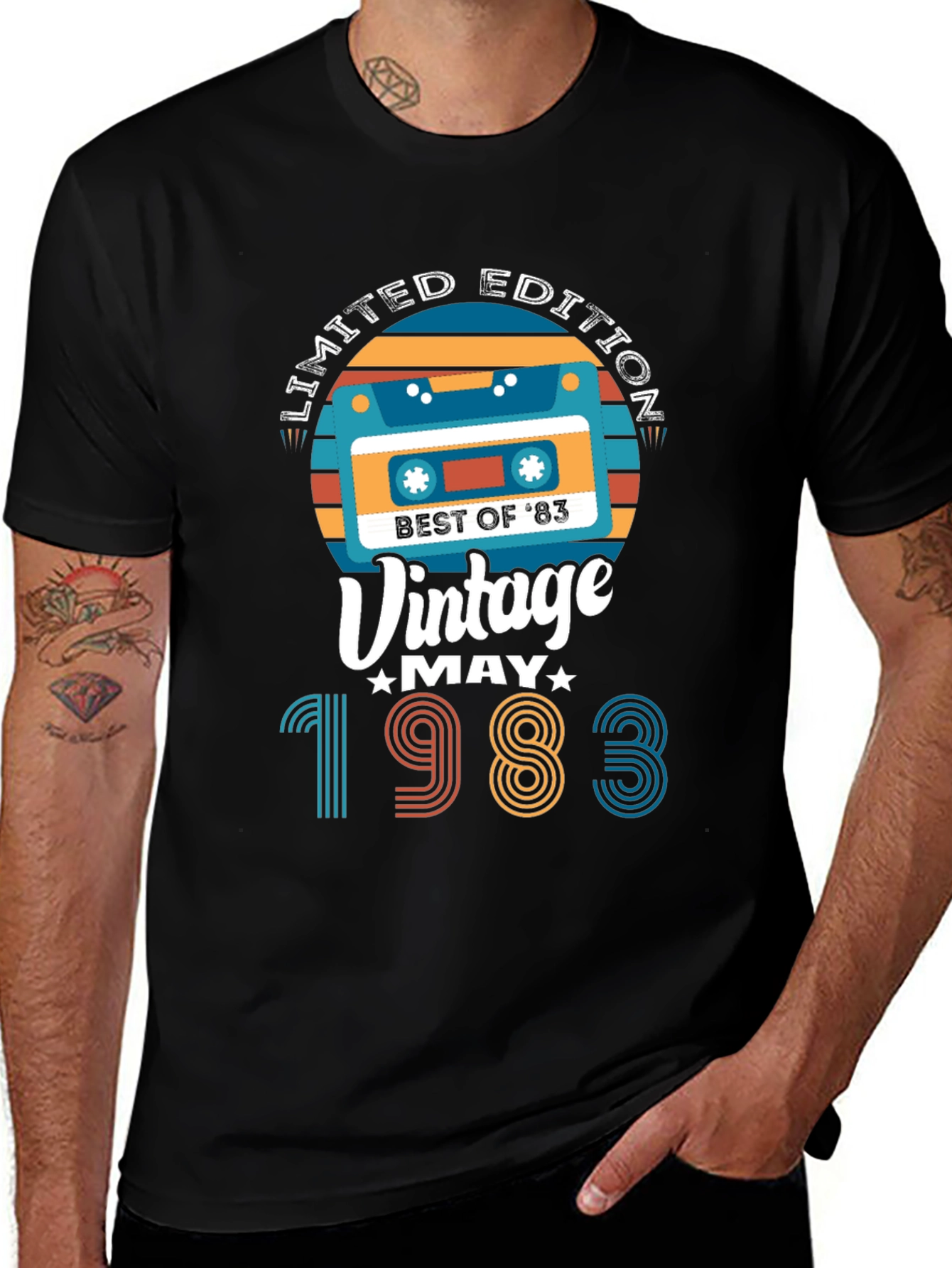 Variant 24 of Vintage May 1983 Limited Edition Cassette T-Shirt