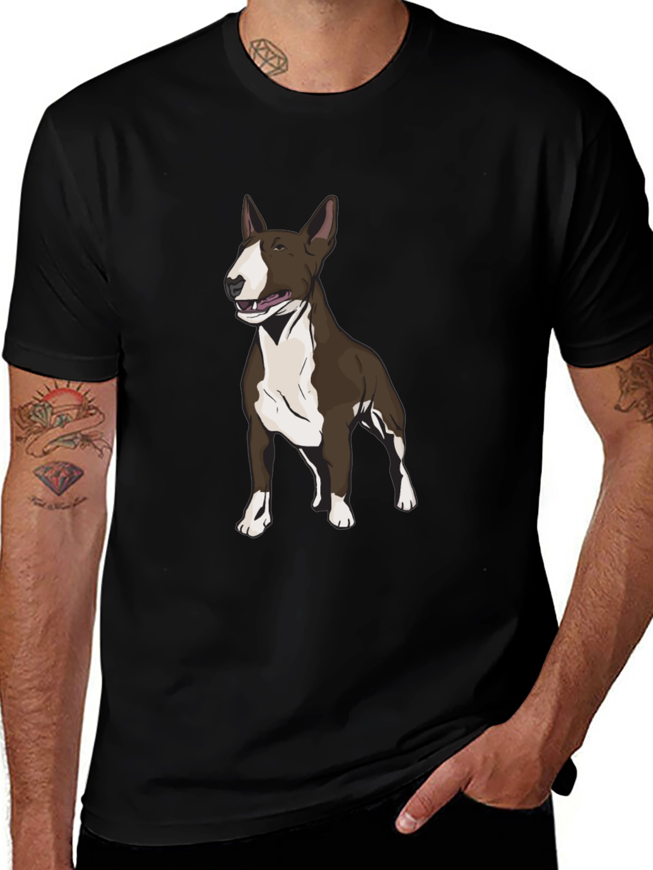 Variant 16 of Bull Terrier Graphic Tee - Dog Lover T-Shirt