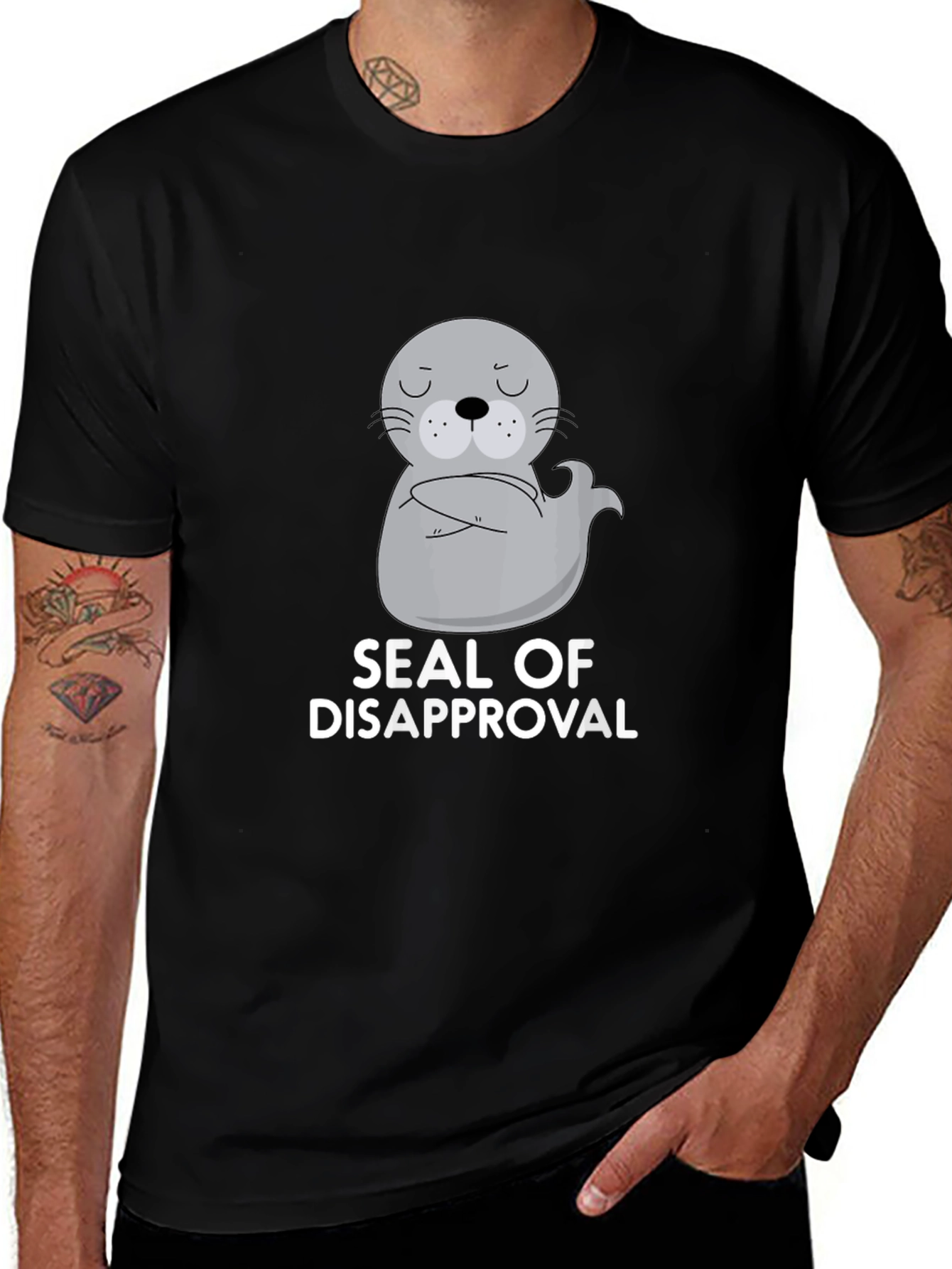 Variant 25 of Seal of Disapproval T-Shirt - Funny Graphic Tee