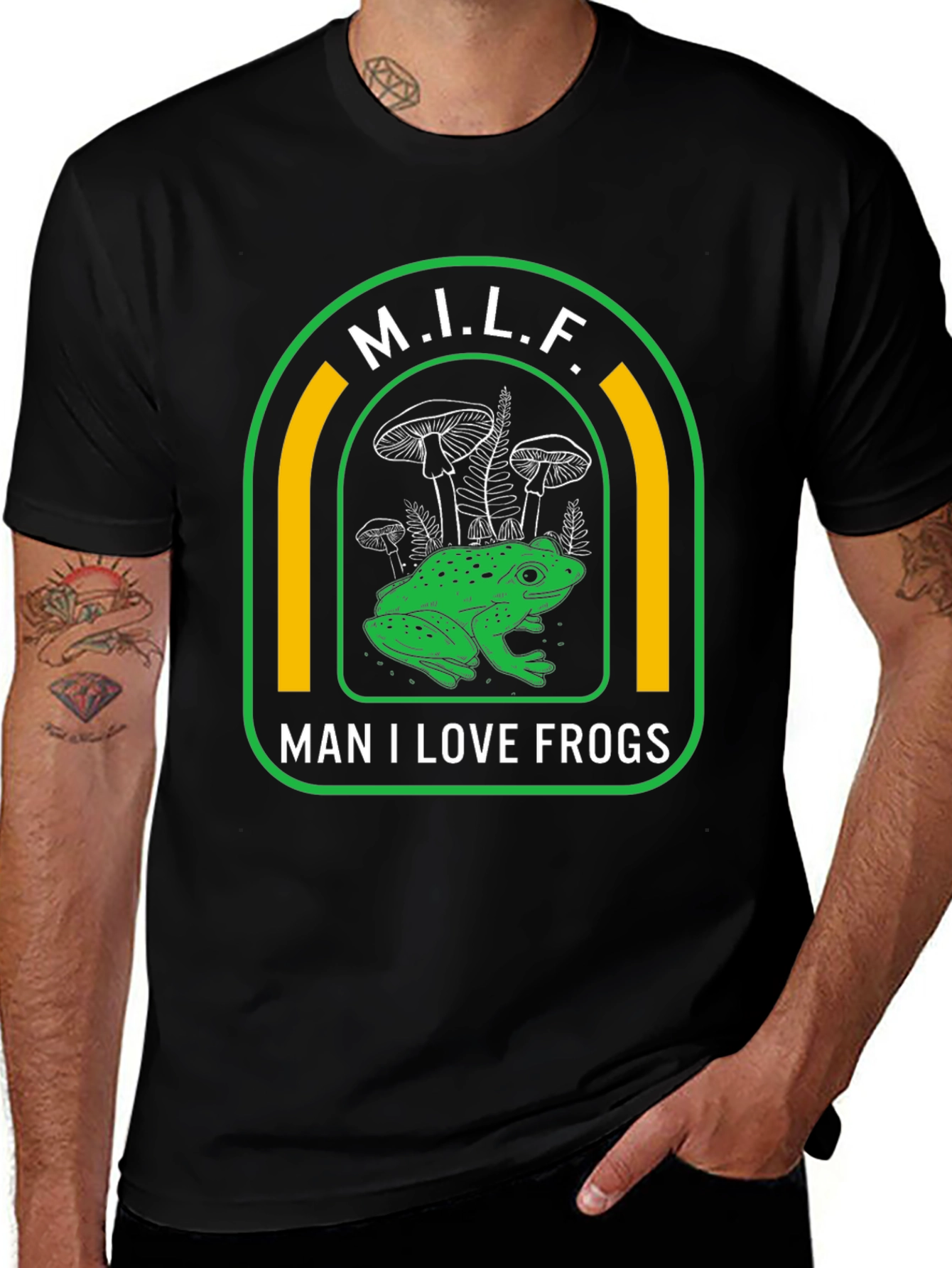 Variant 13 of M.I.L.F. Man I Love Frogs T-Shirt