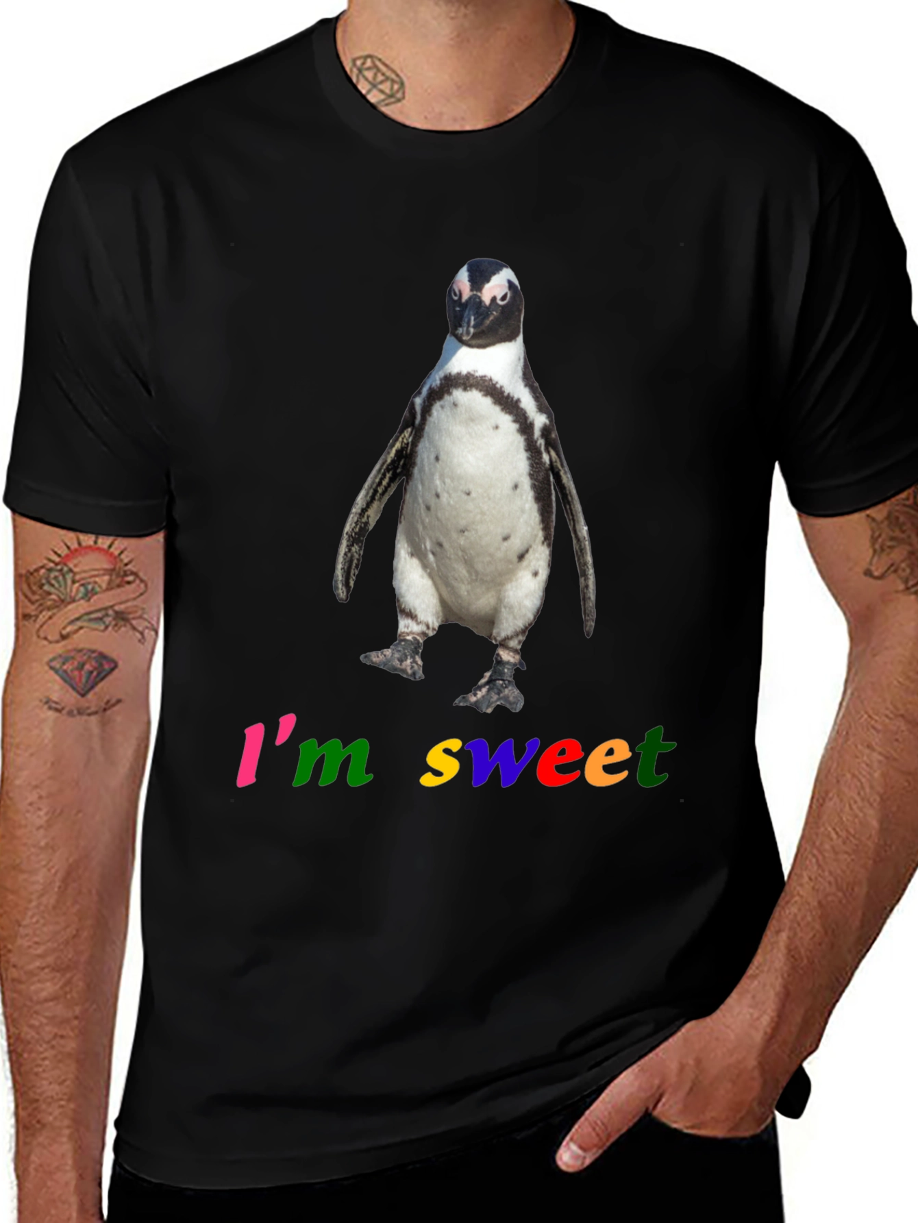 Penguin Graphic Tee - I'm Sweet T-Shirt