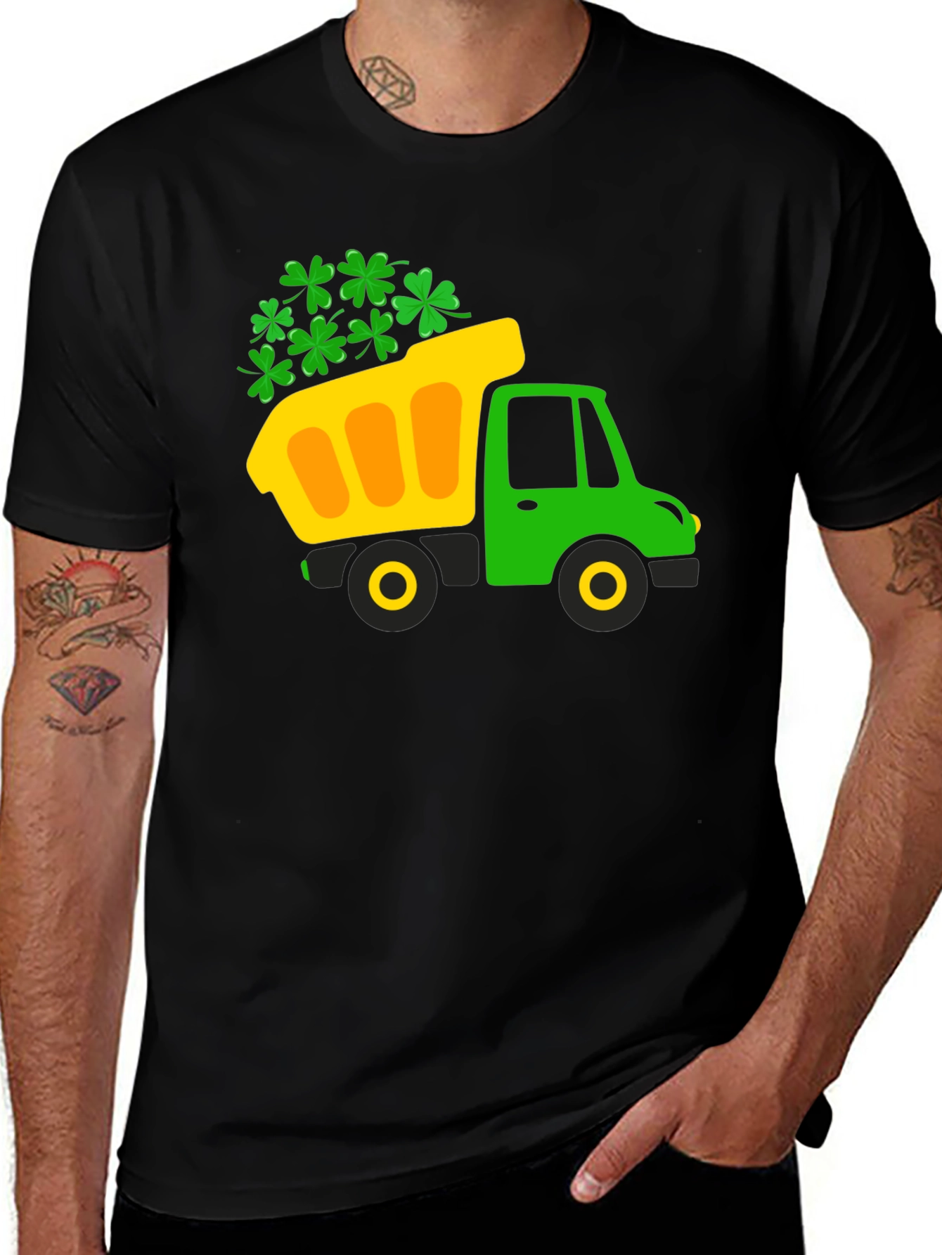 St. Patrick's Day Dump Truck T-Shirt