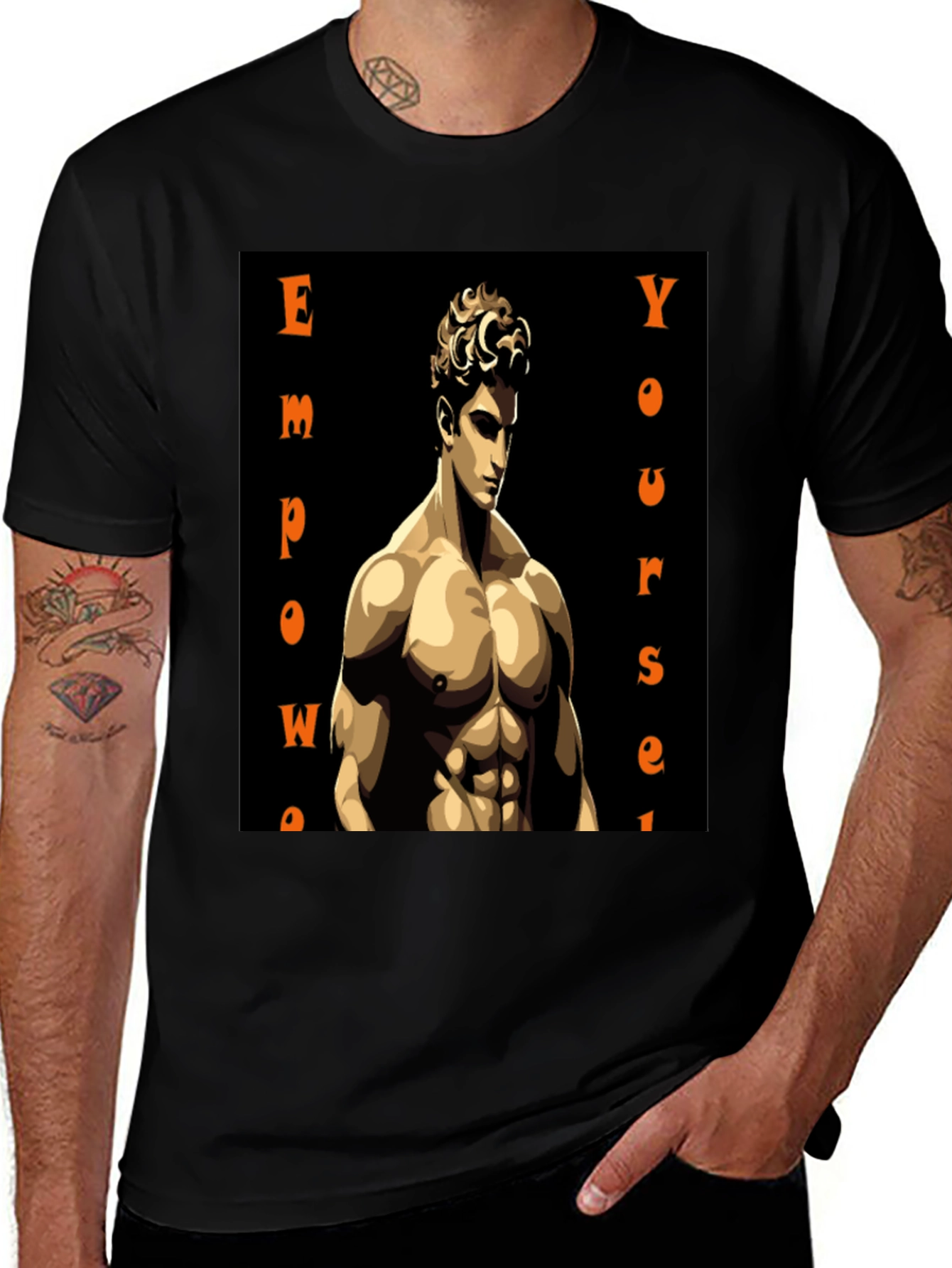 Variant 12 of Empower Yourself Graphic Print T-Shirt
