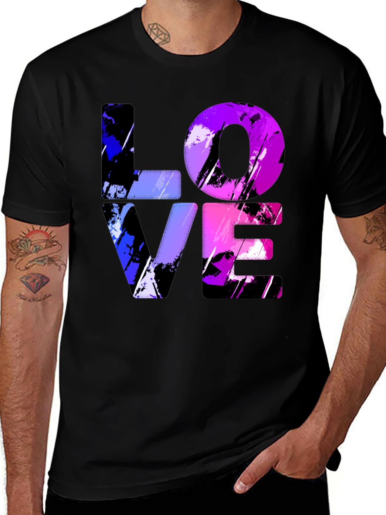 Love Graphic T-Shirt - Black