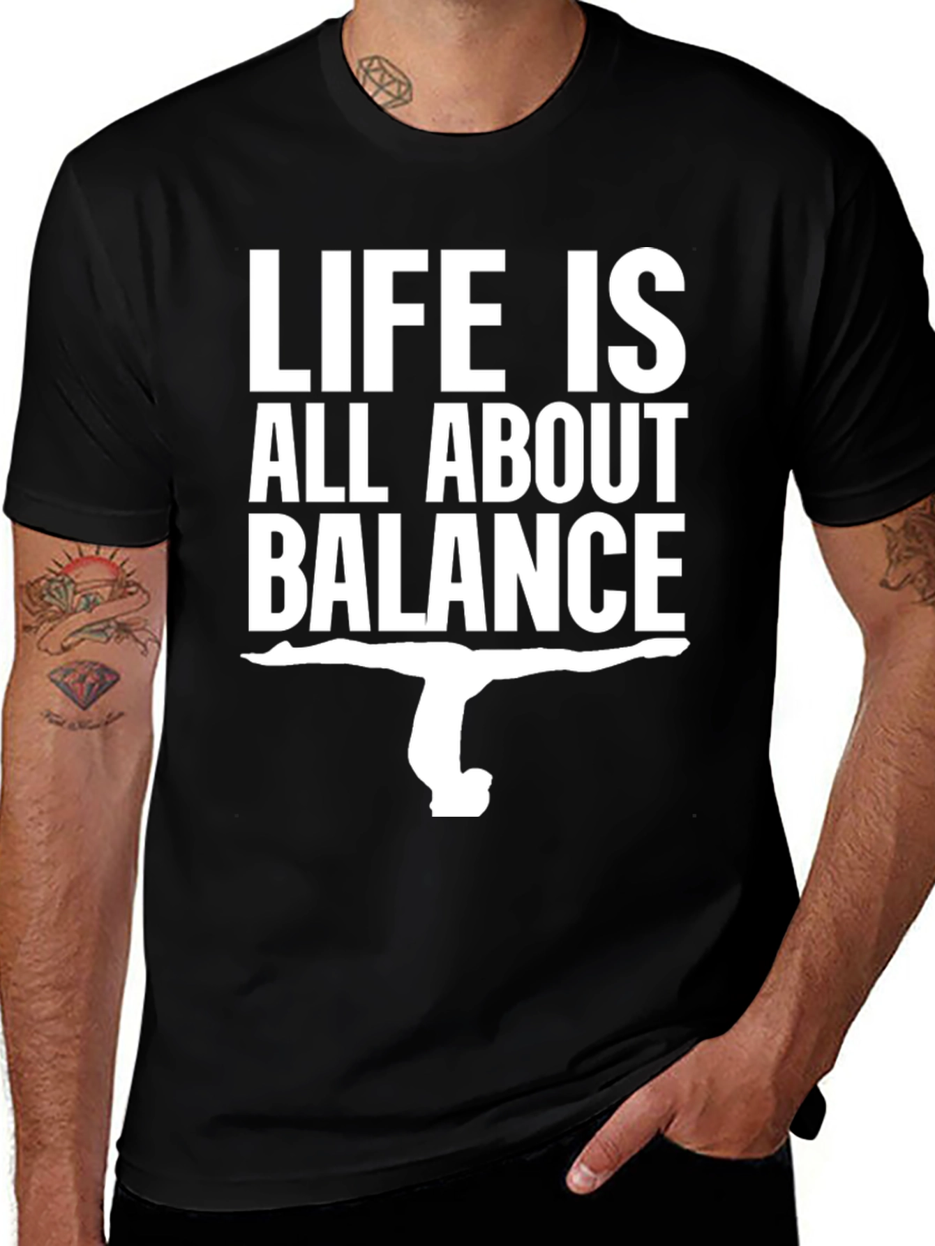 Variant 22 of Life is All About Balance T-Shirt