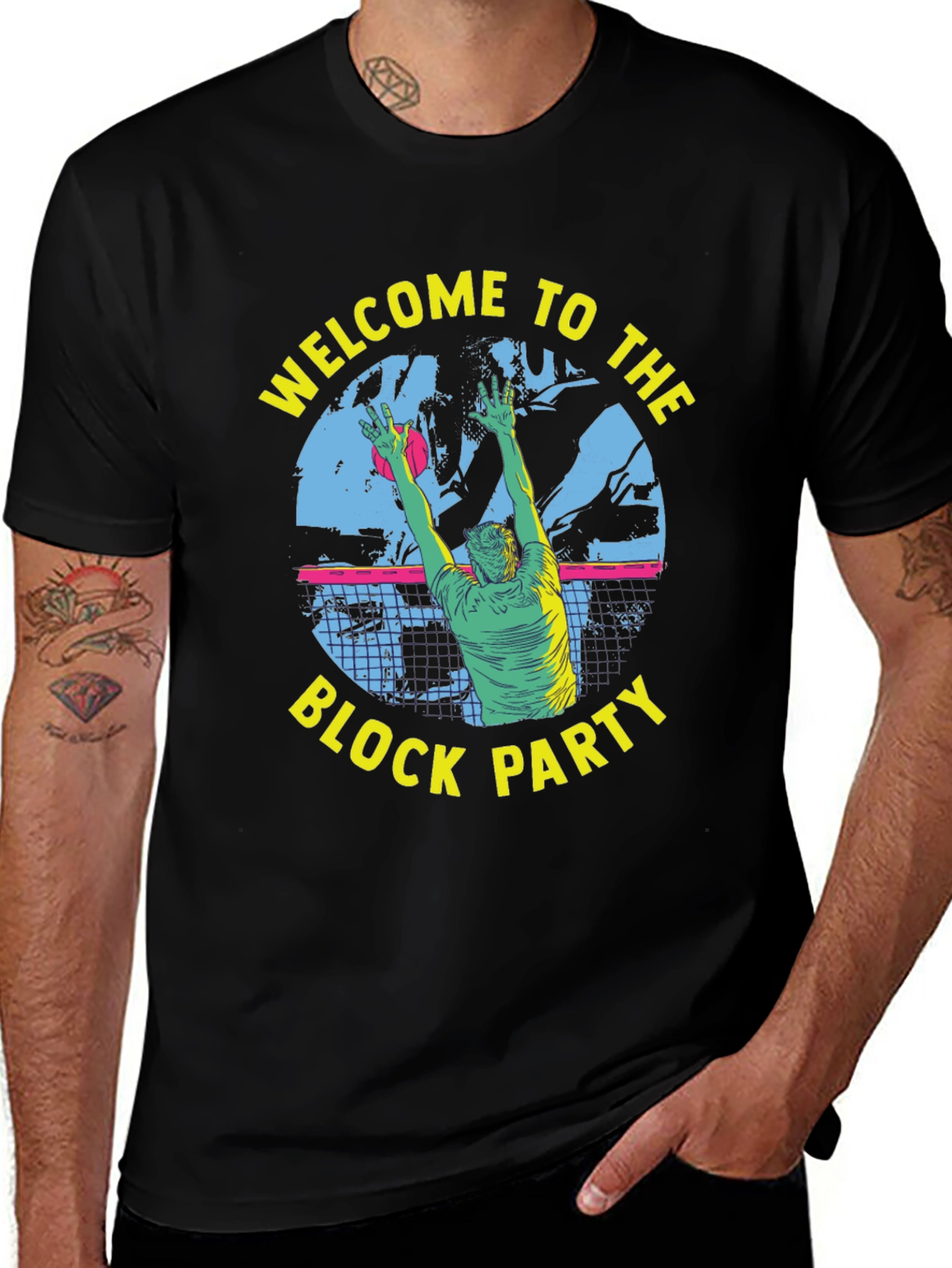 Variant 6 of Welcome to the Block Party Graphic Tee