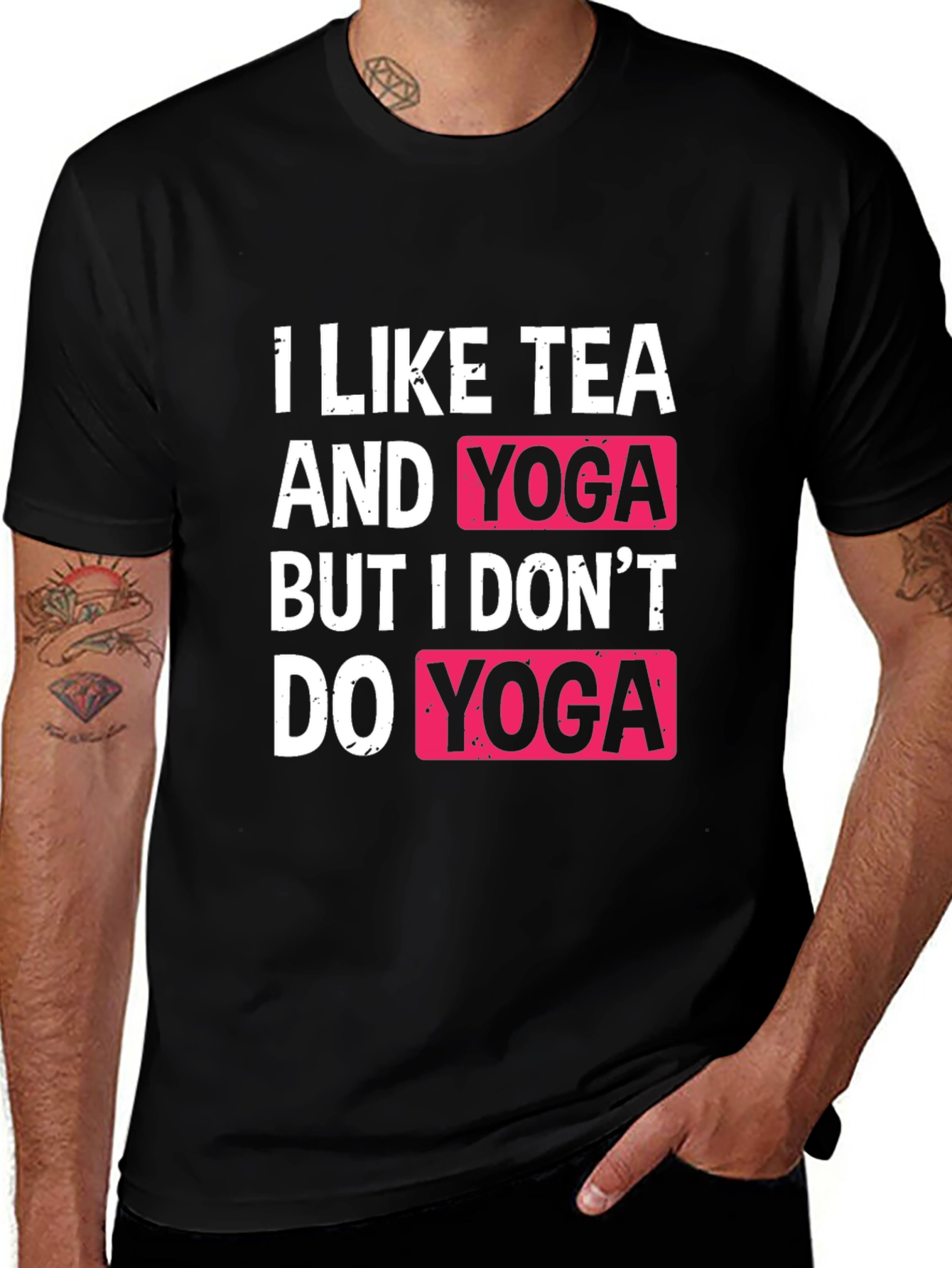 Variant 12 of I Like Tea and Yoga Funny T-Shirt
