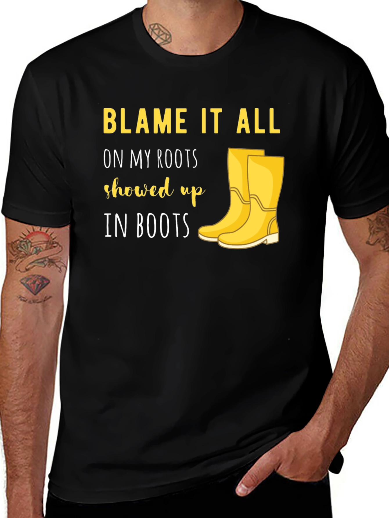 Variant 5 of Blame it on My Roots T-Shirt