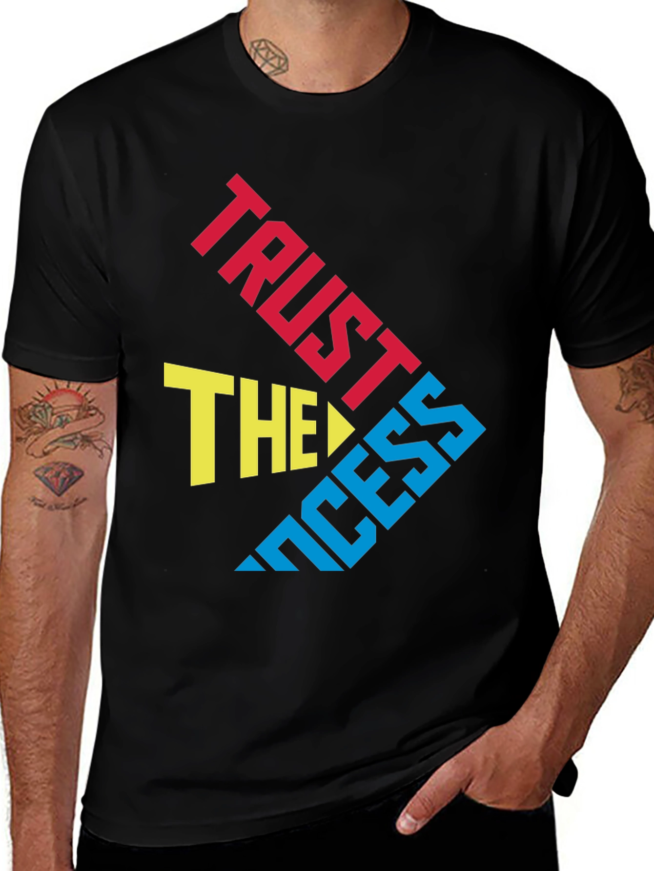 Variant 10 of Trust the Process Graphic T-Shirt - Trendy & Stylish