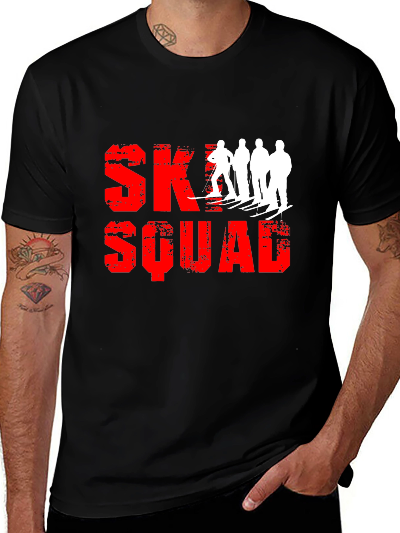 Variant 5 of Ski Squad Graphic Tee - Winter Sports Apparel