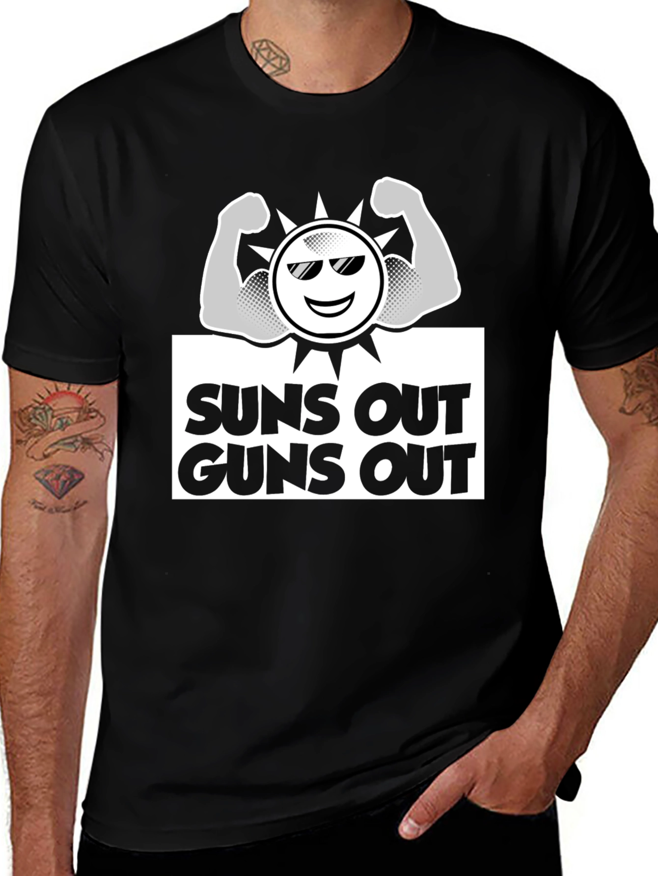 Variant 10 of Suns Out Guns Out Graphic T-Shirt