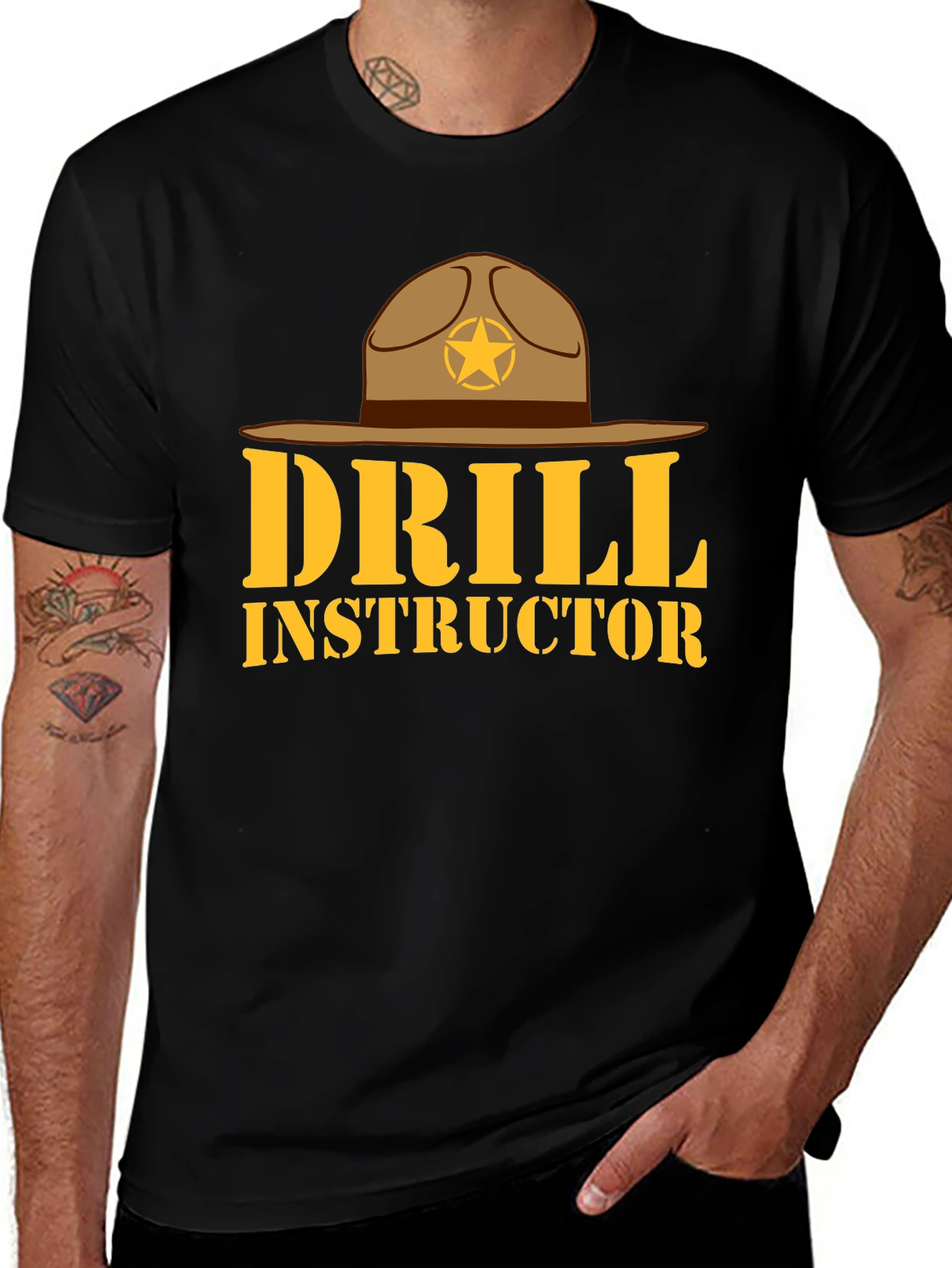 Variant 17 of Drill Instructor Graphic Tee - Military Pride