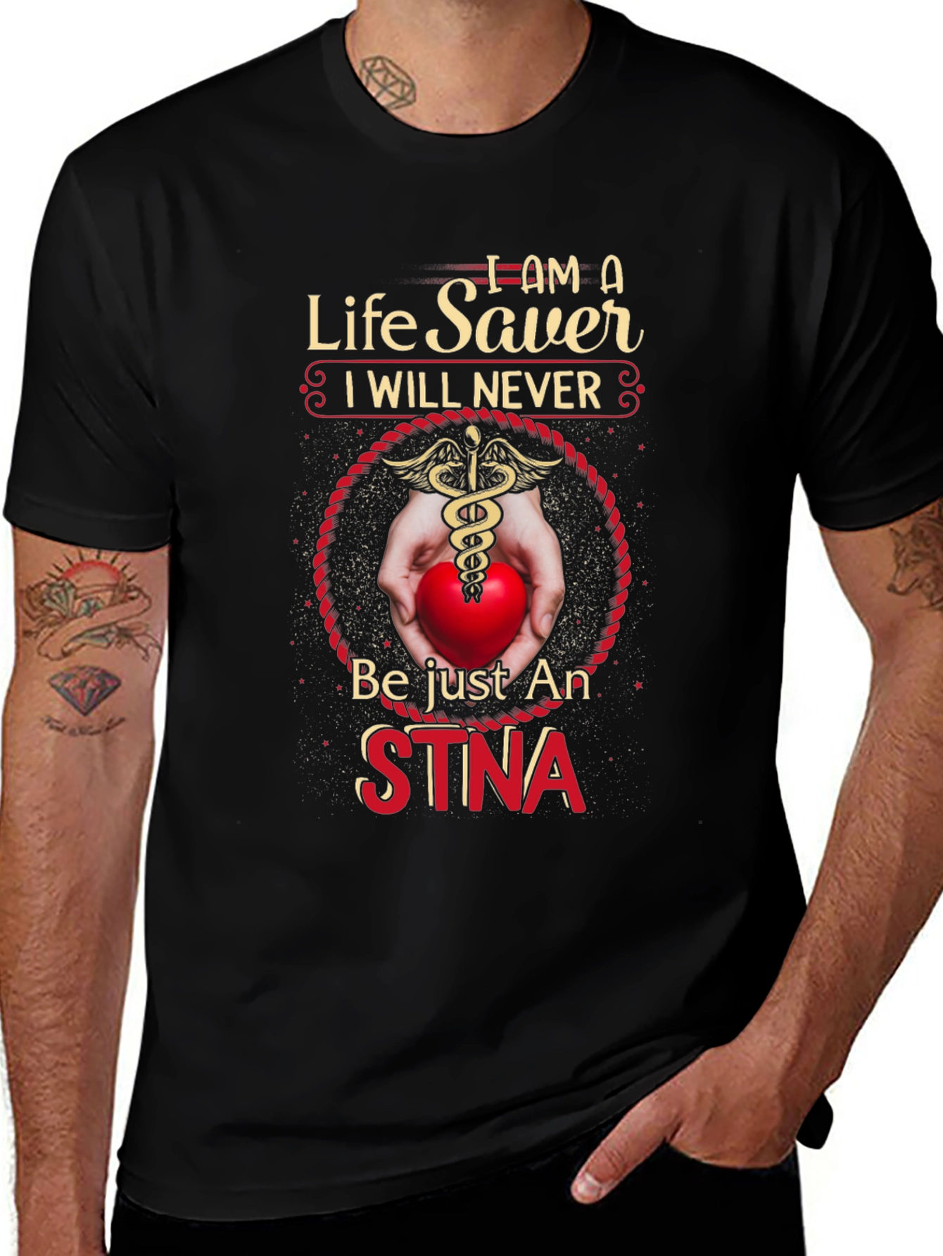 Life Saver STNA T-Shirt - Black