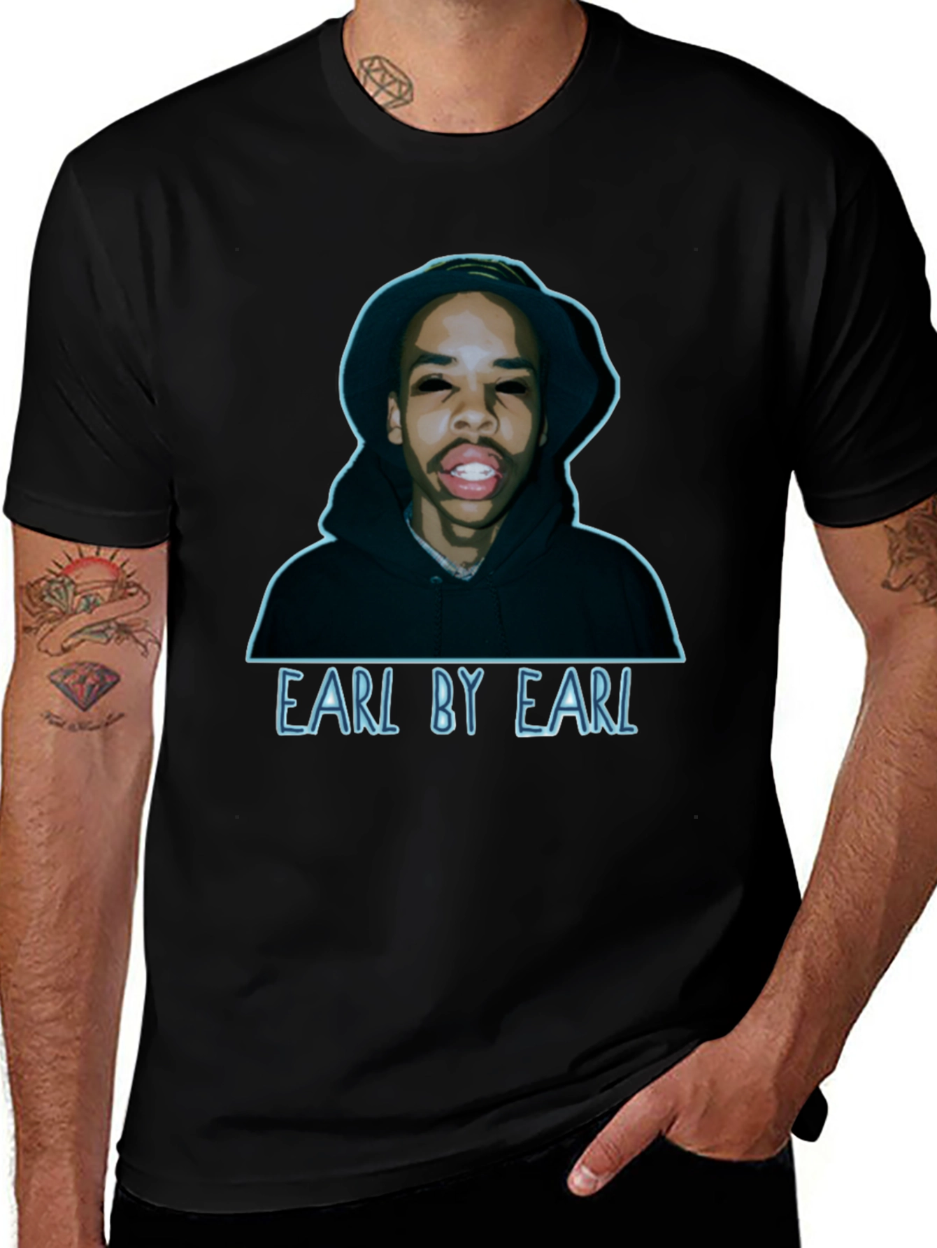 Variant 25 of Earl Sweatshirt Black T-Shirt - Unique Graphic Design